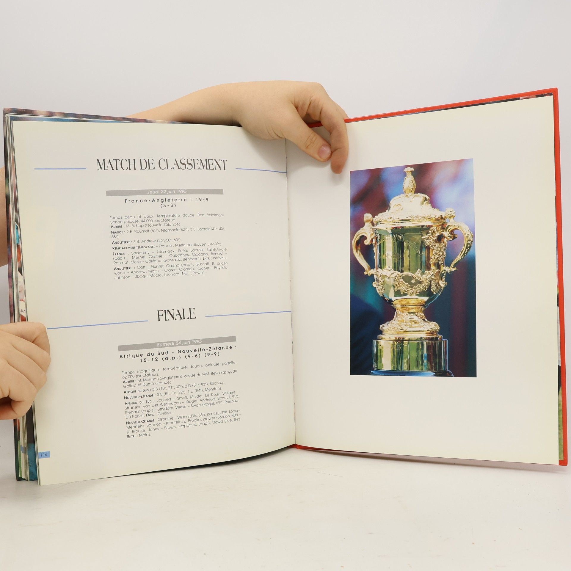 Dominique Grimault La Coupe du monde de rugby 1995