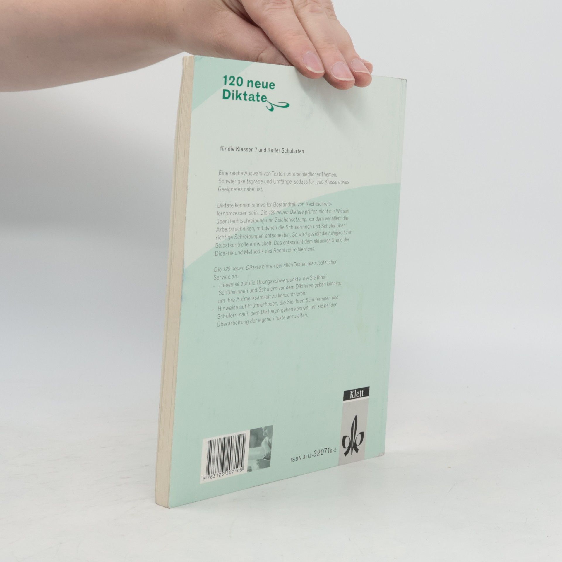 Imme Freundner Huneke 120 neue Diktate für die Klasse 7/8