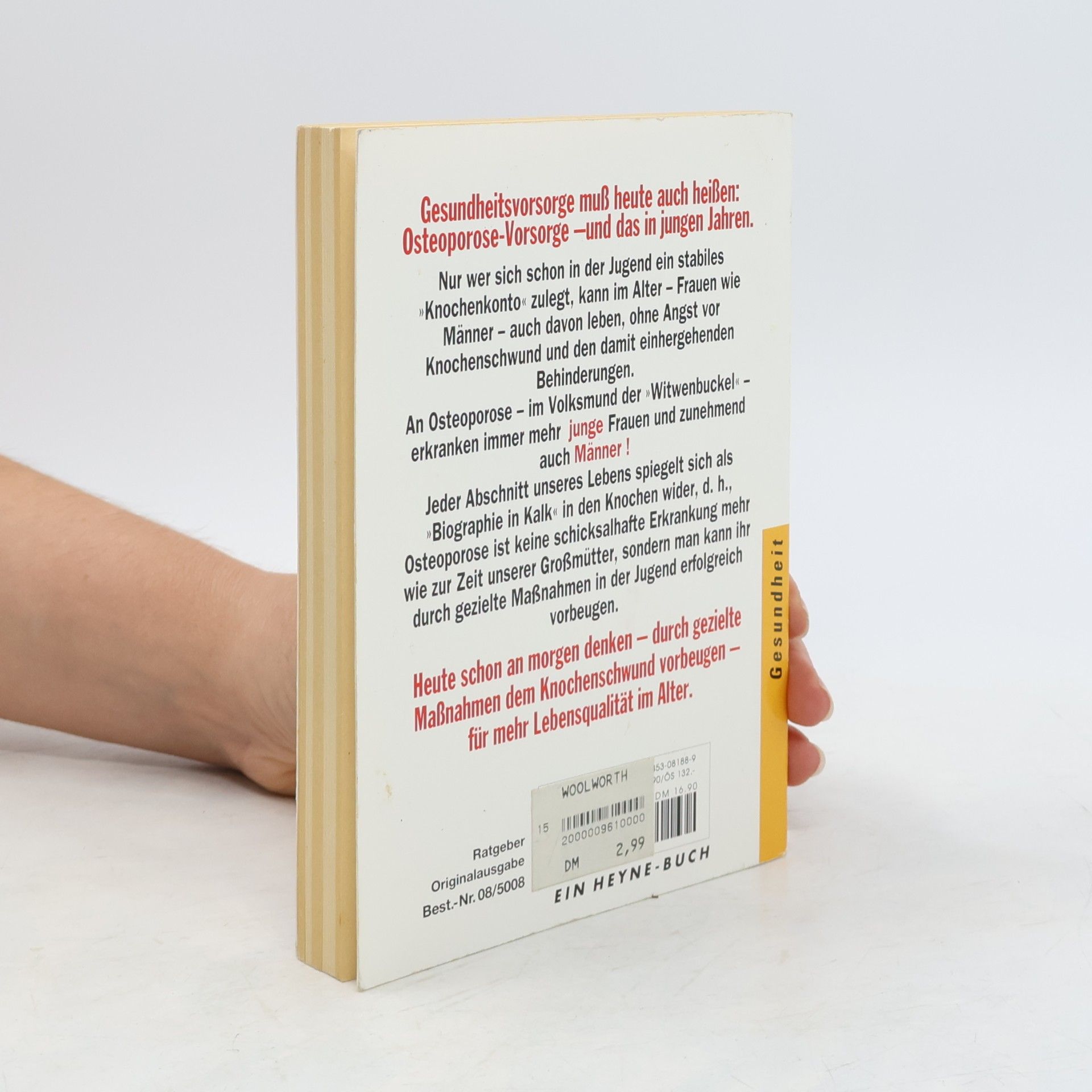 Helga Vollmer Zeitkrankheit Osteoporose
