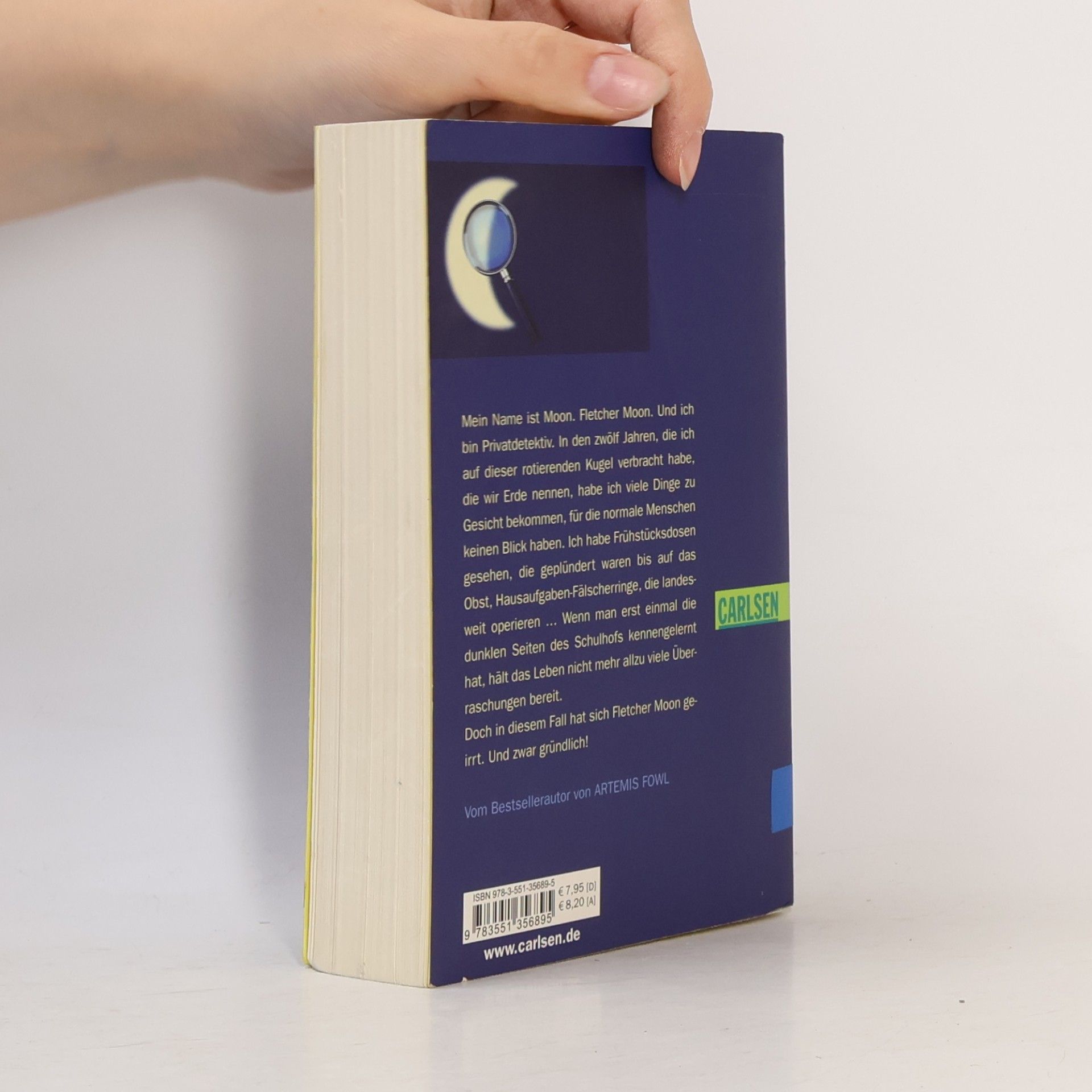 Eoin Colfer Fletcher Moon, Privatdetektiv
