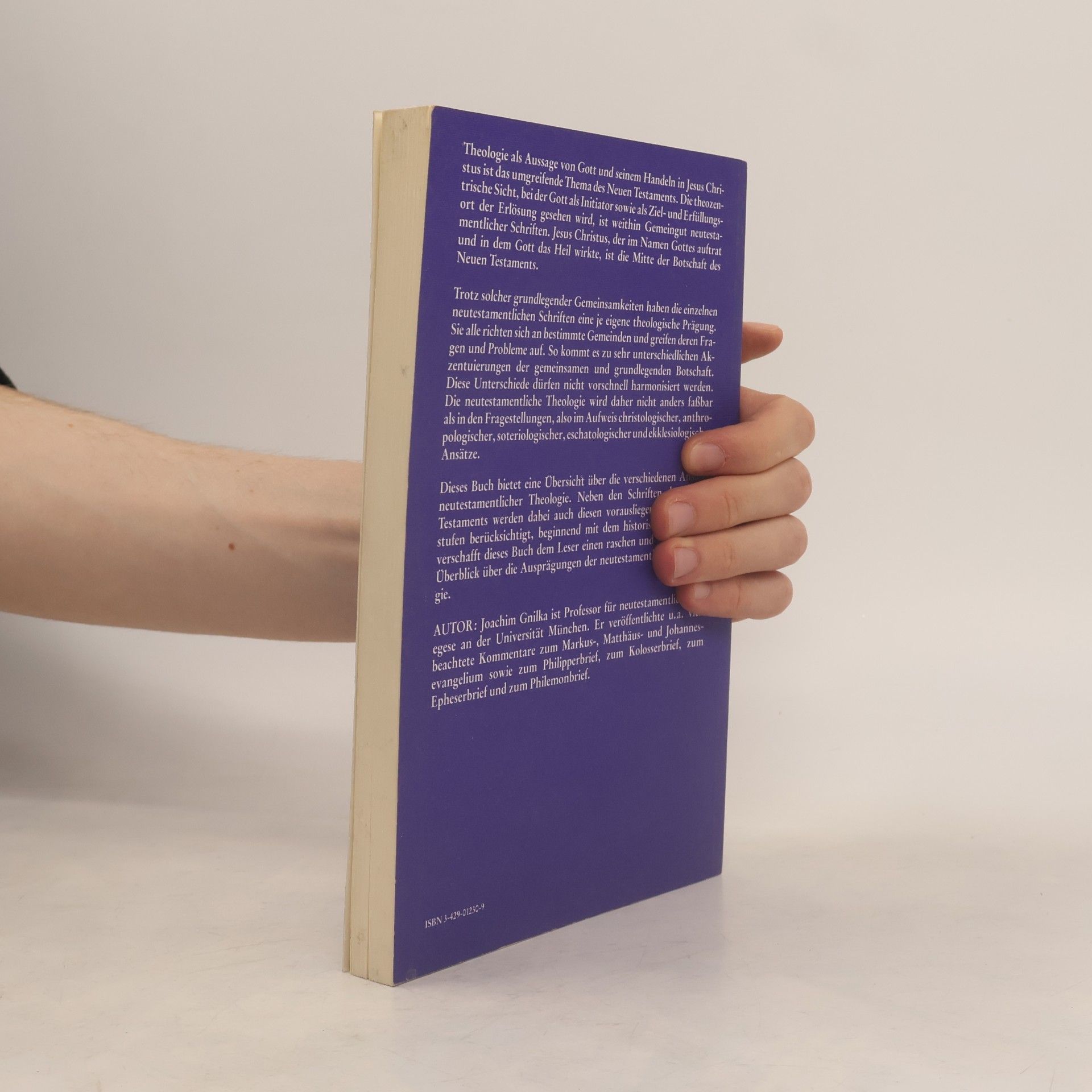 Joachim Gnilka Die Neue Echter Bibel - 1: Neutestamentliche Theologie