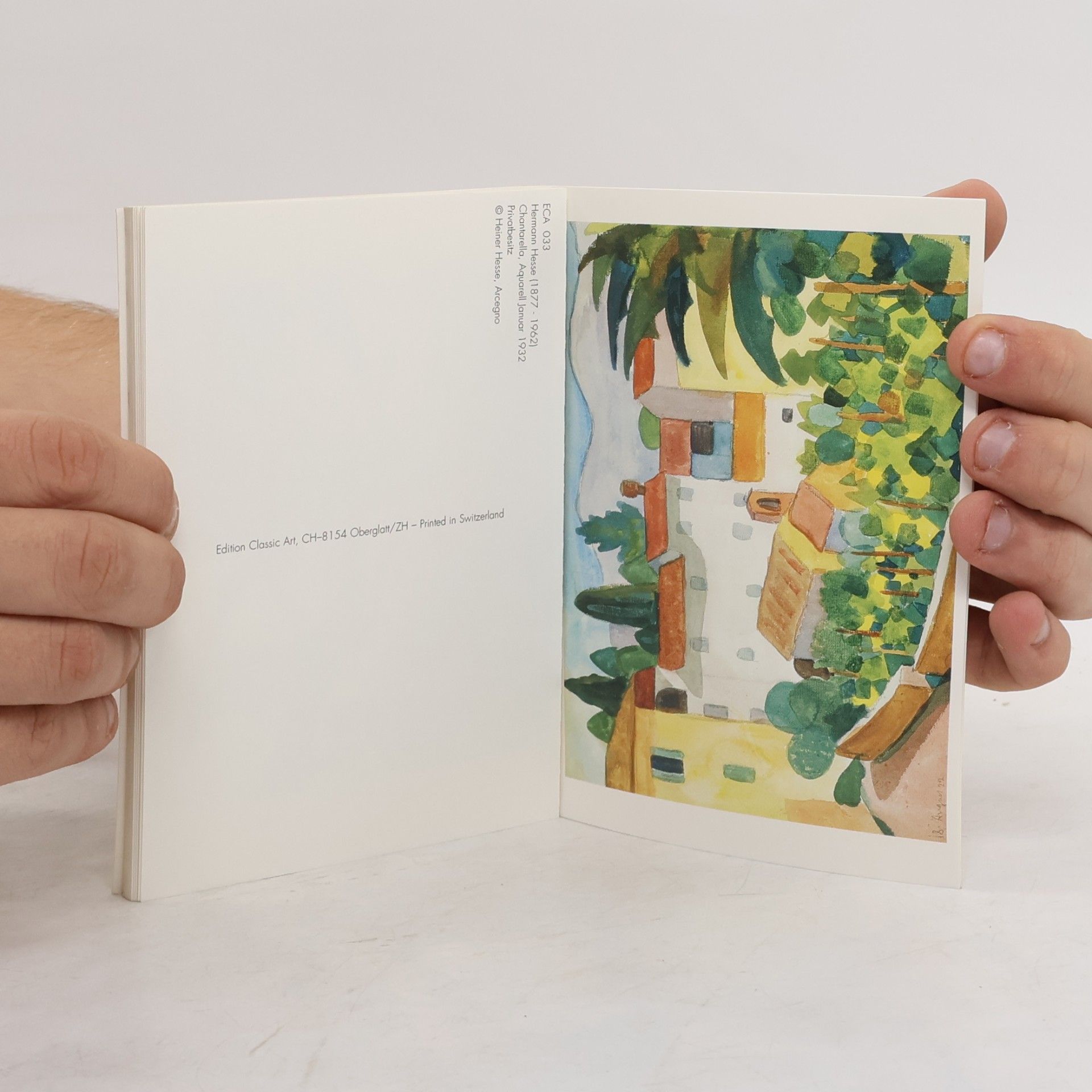 Hermann Hesse Aquarelle