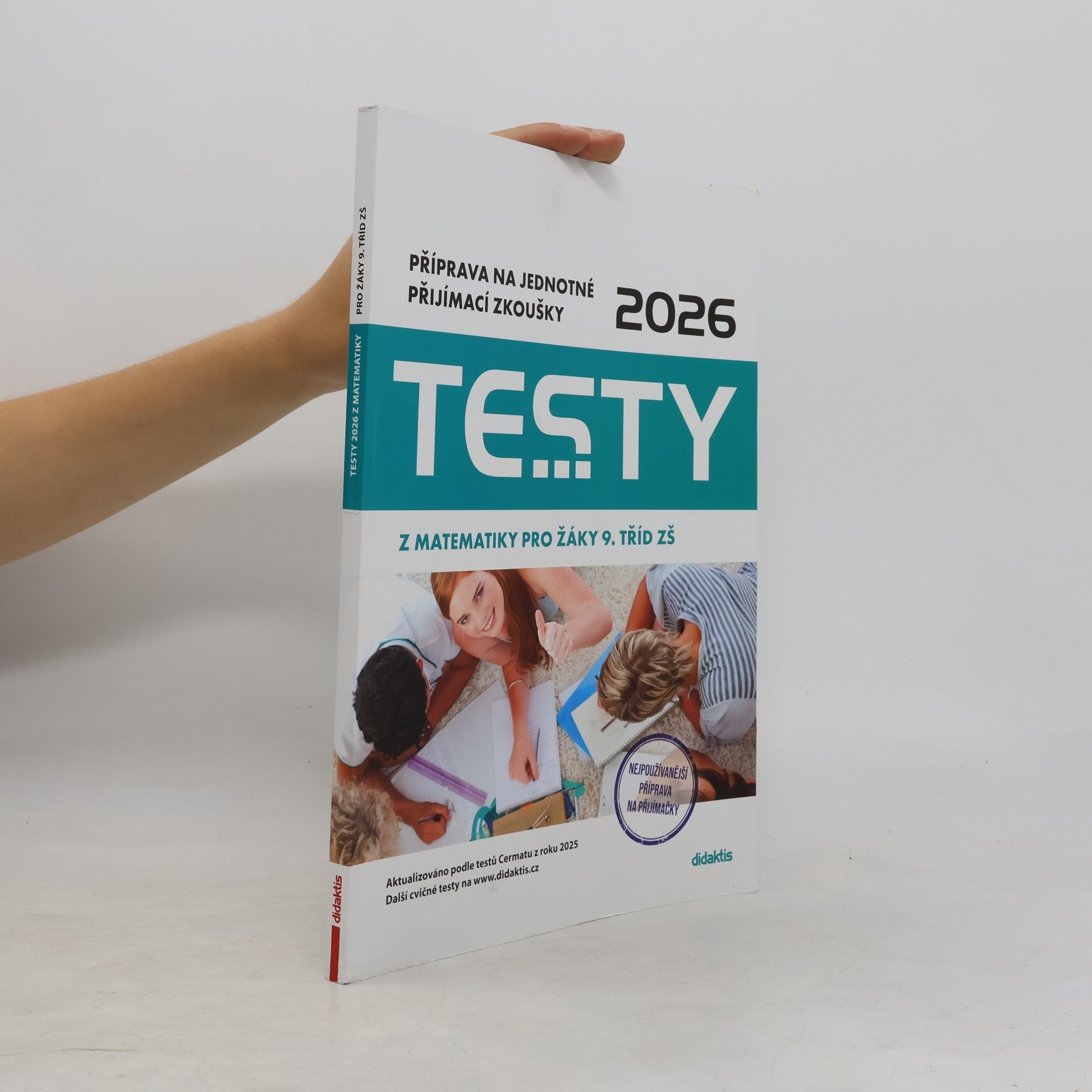Kolektiv autorů Testy 2026 z matematiky pro žáky 9. tříd ZŠ : příprava na jednotné přijímací zkoušky