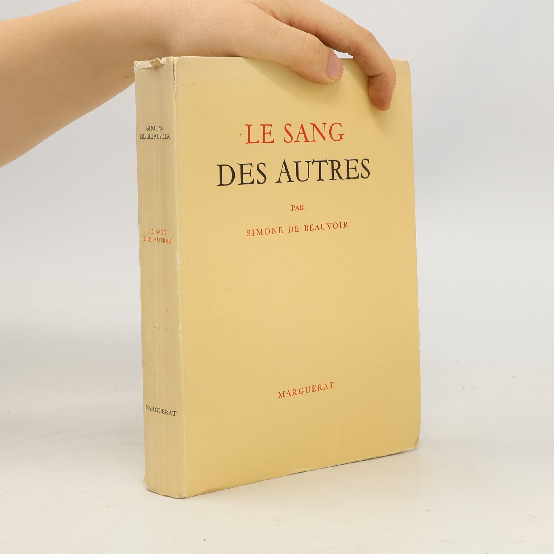 Simone Beauvoir Le sang des autres