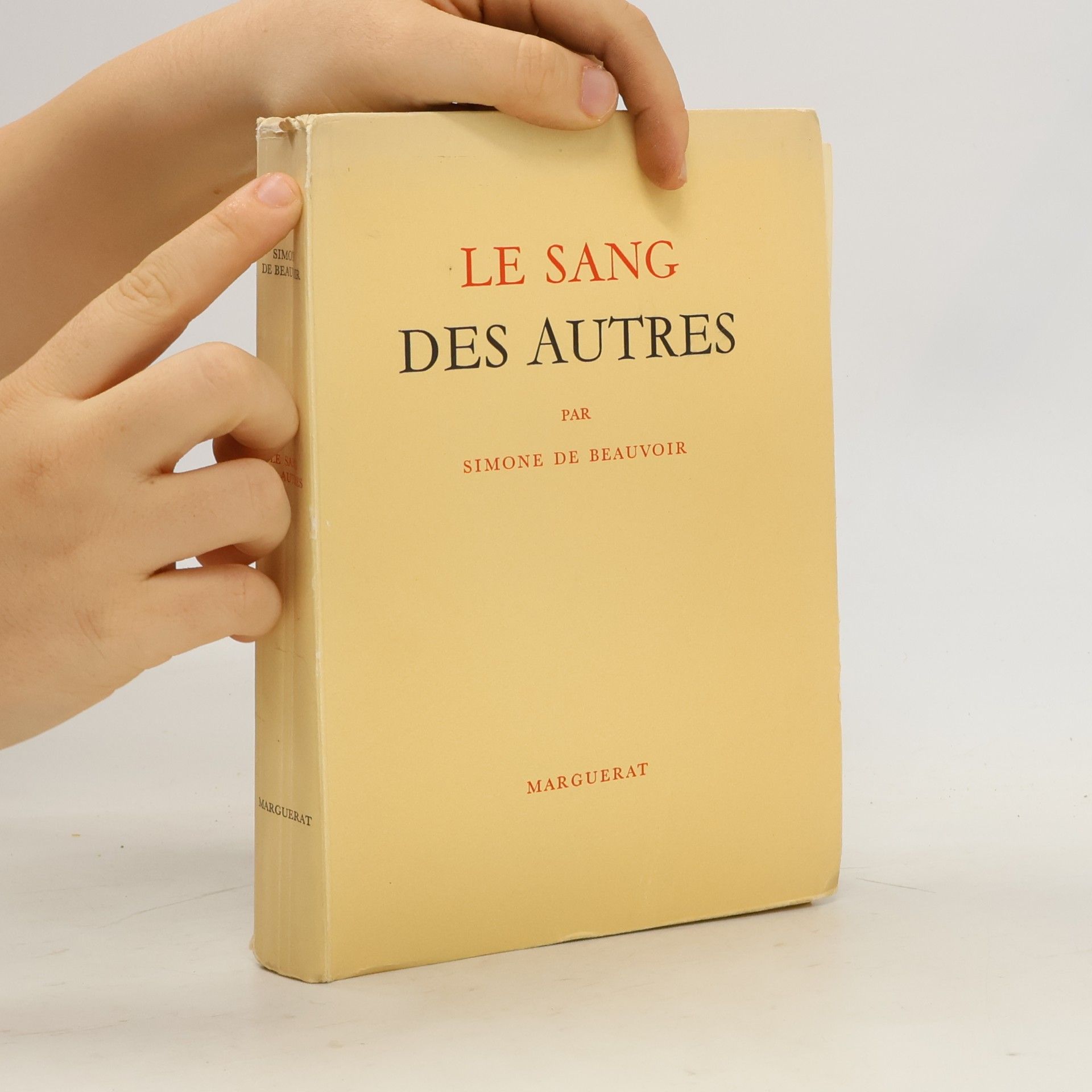 Simone Beauvoir Le sang des autres