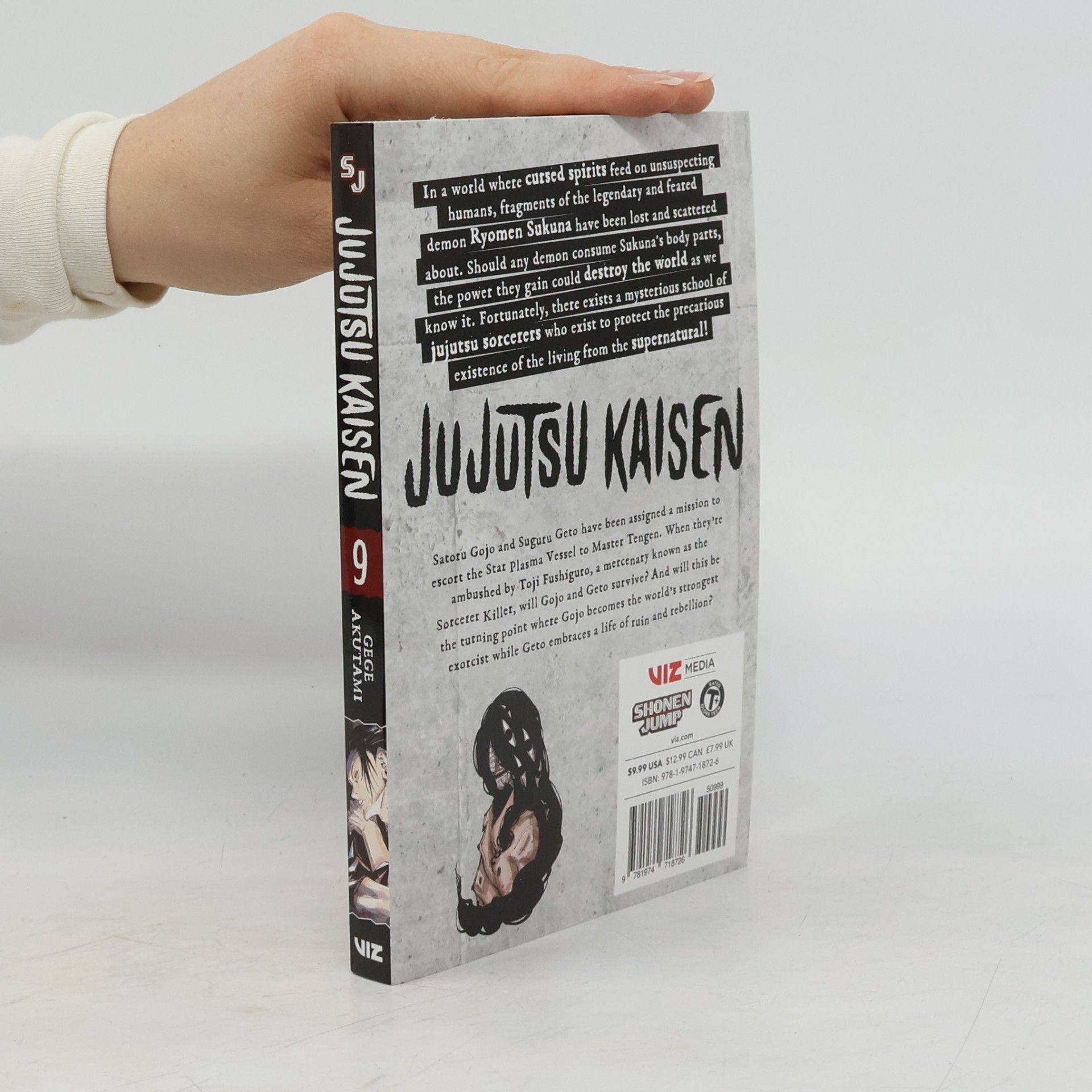 Gege Akutami Jujutsu Kaisen Volume 9