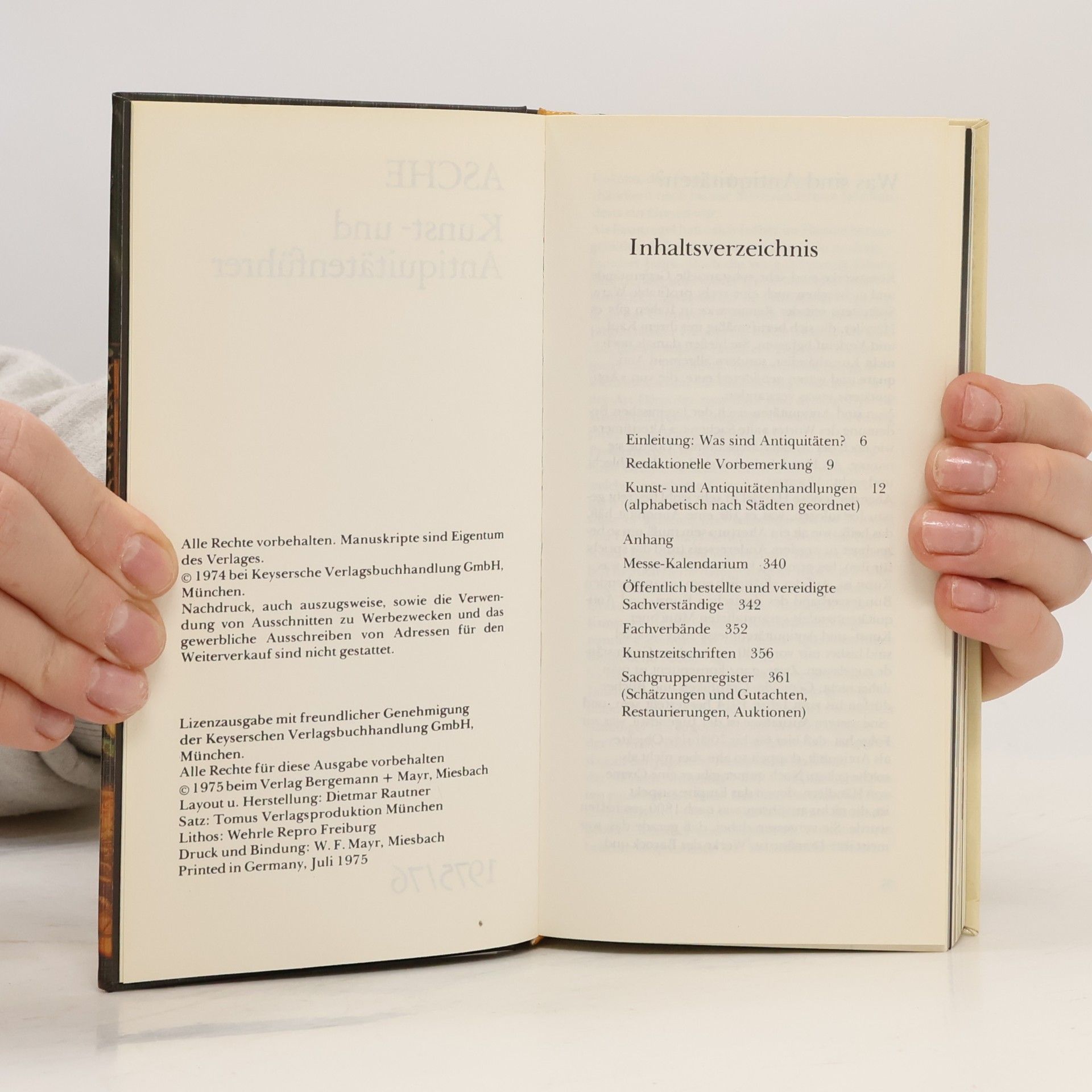 Autorenkollektiv Asche Kunst- und Antiquitätenführer