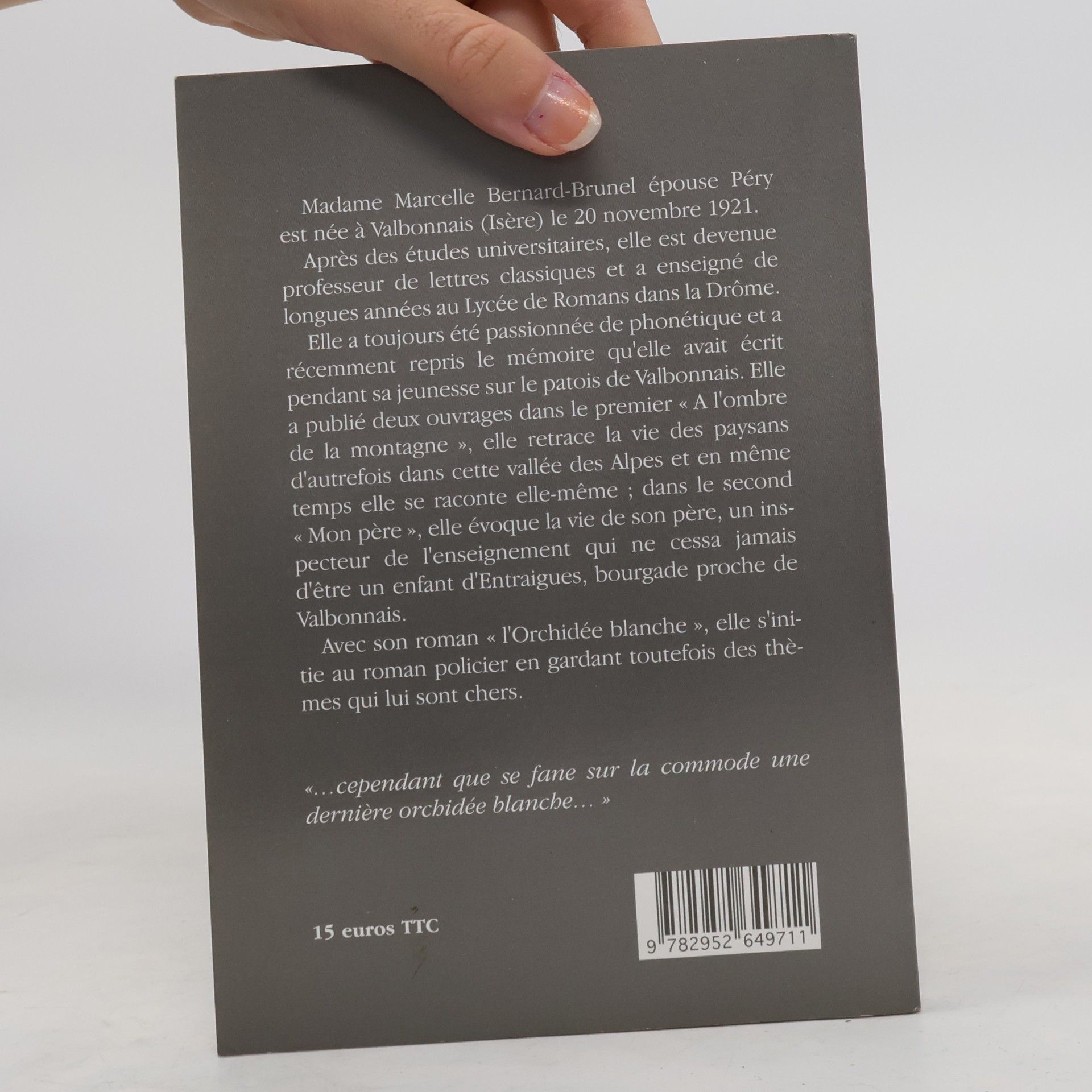 Marcelle Péry L'Orchidée Blanche