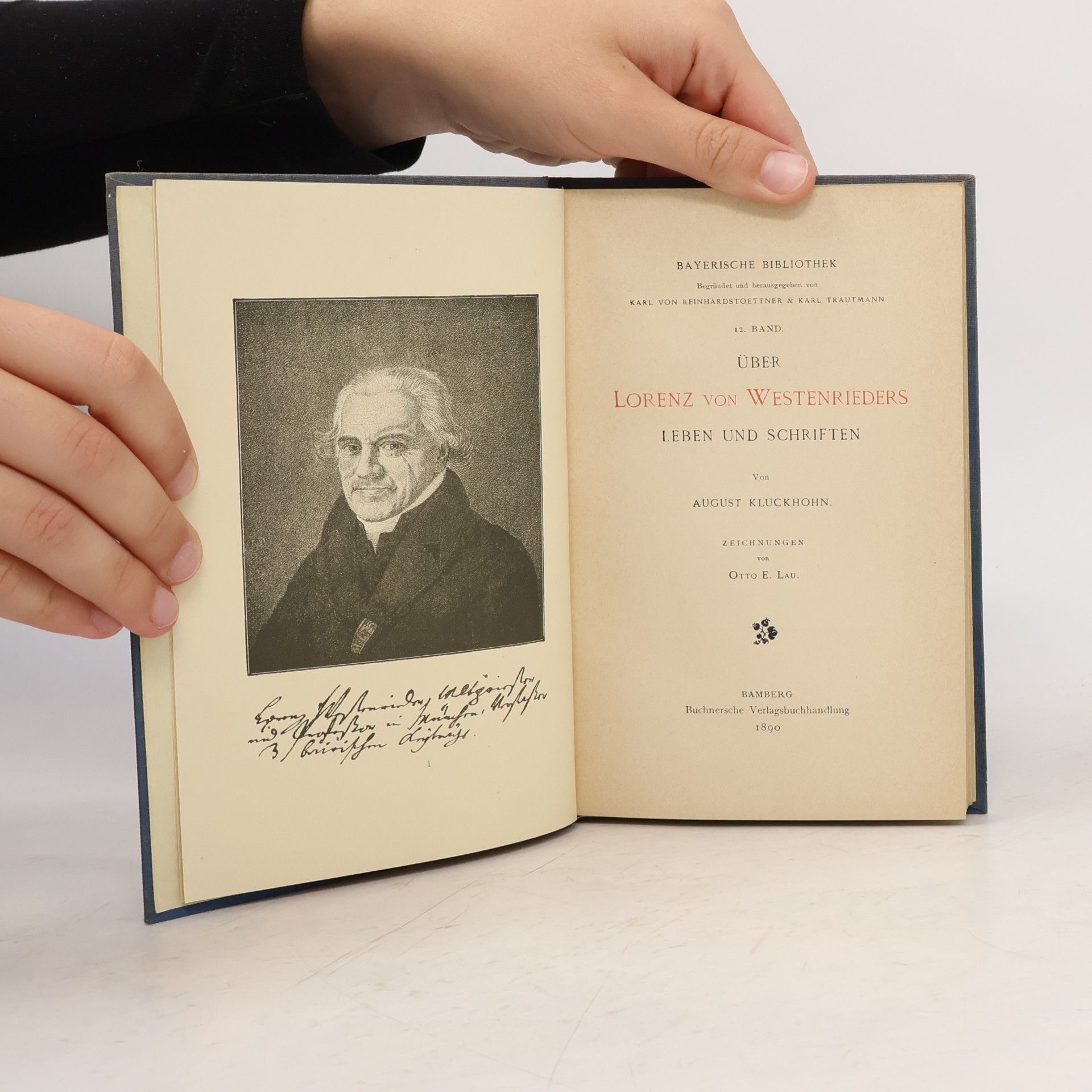 August Kluckhohn Über Lorenz von Westenrieders