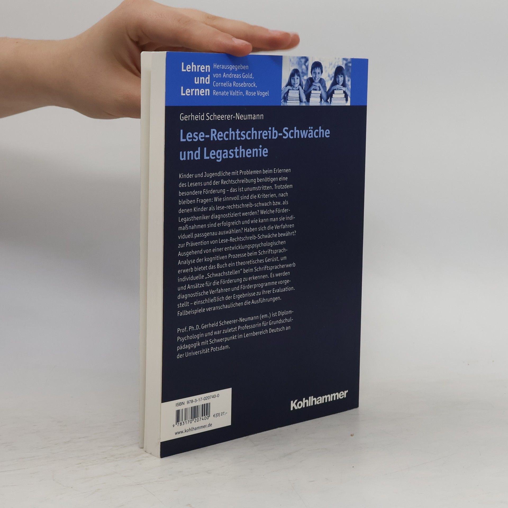 Gerheid Scheerer Neumann Lese-Rechtschreib-Schwäche und Legasthenie