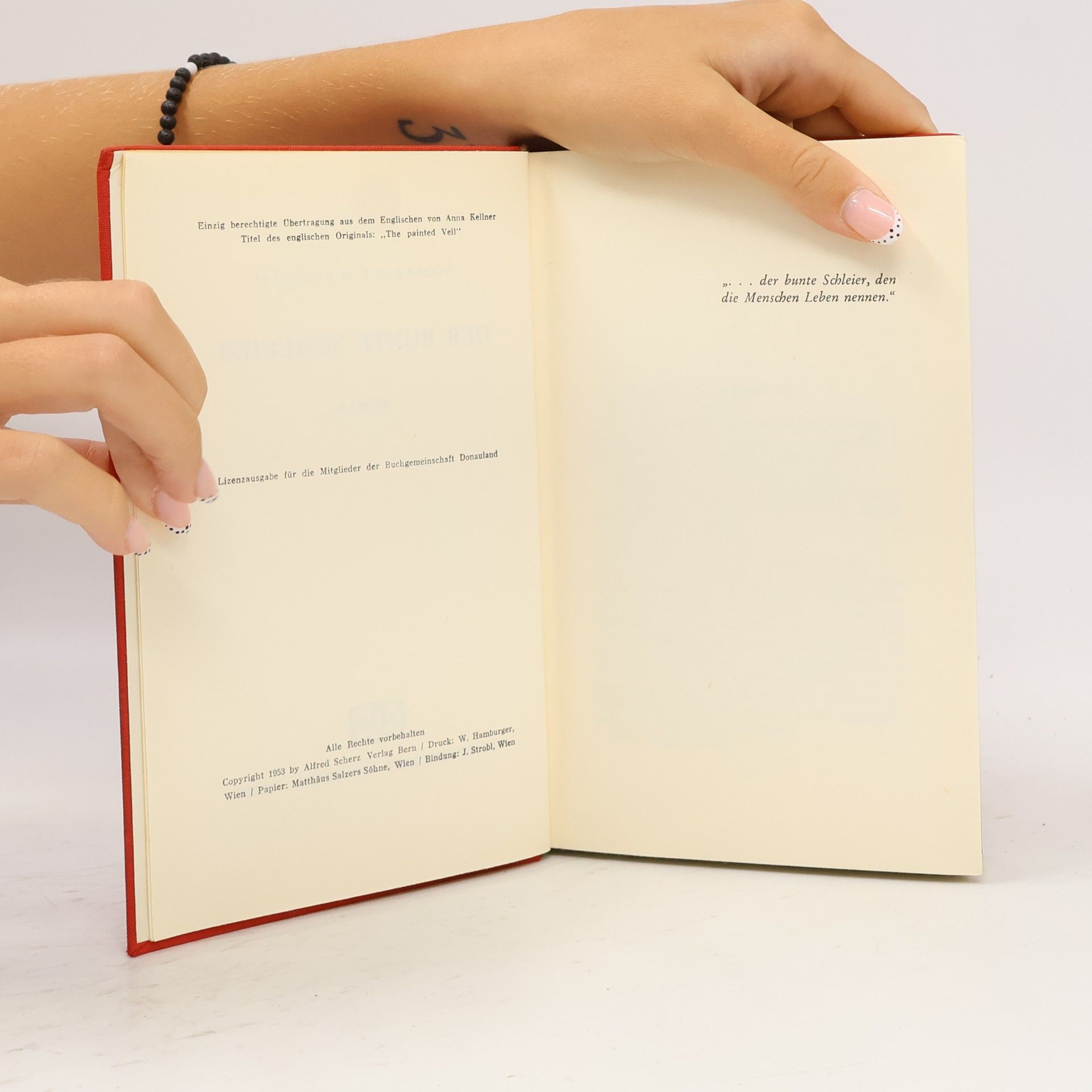 William Somerset Maugham Der bunte Schleier
