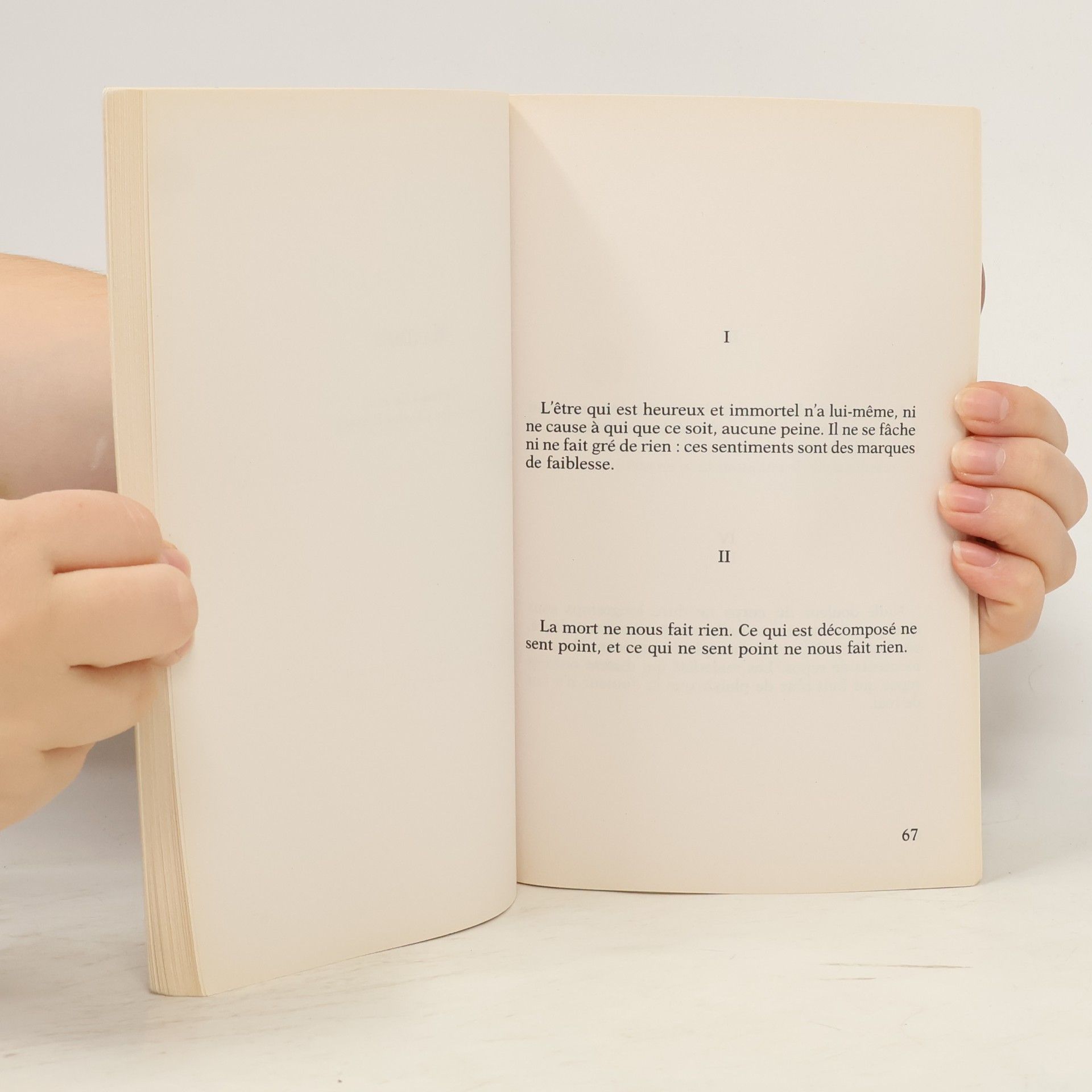 Épicure Lettres et maximes