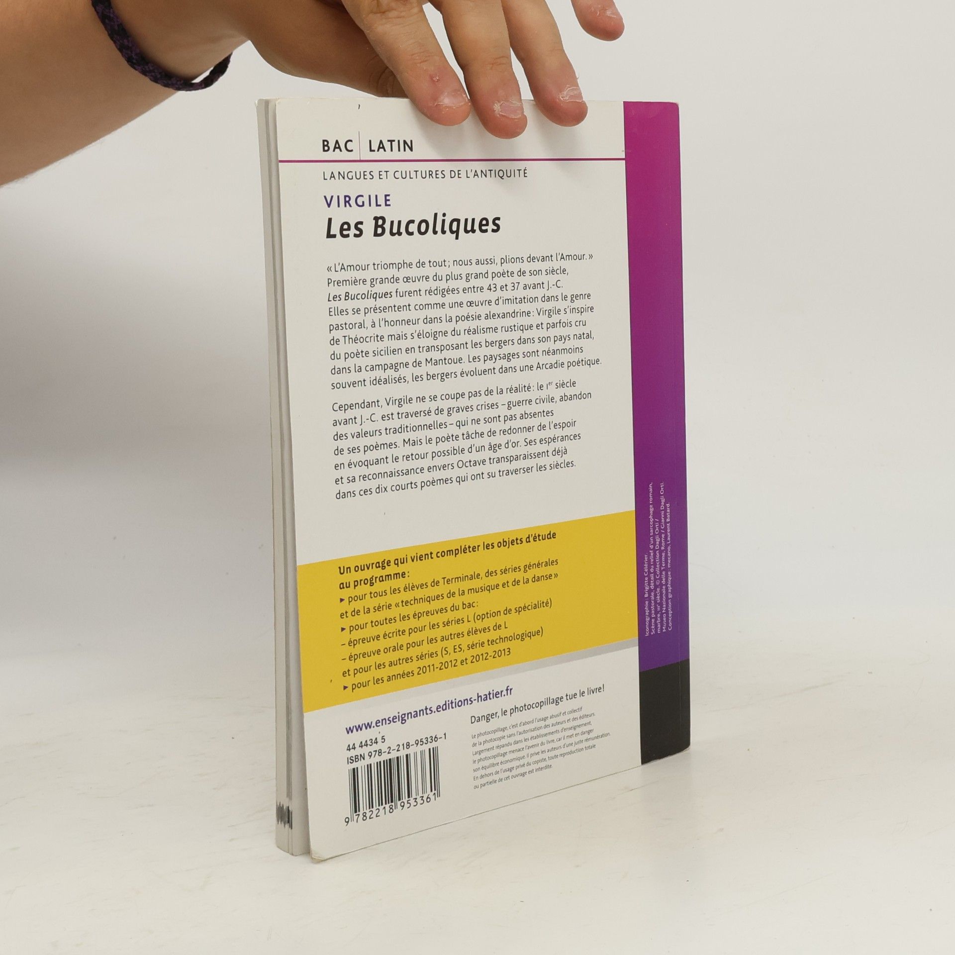 Virgile Bac Latin: Les Bucoliques - Texte intégral, Traduction, Accompagnement pédagogique - Bilingue français/latin