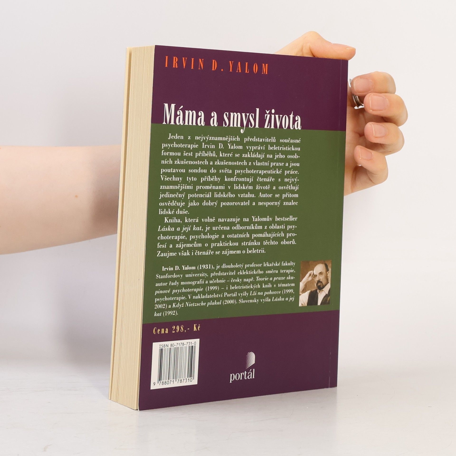 Irvin Yalom Máma a smysl života