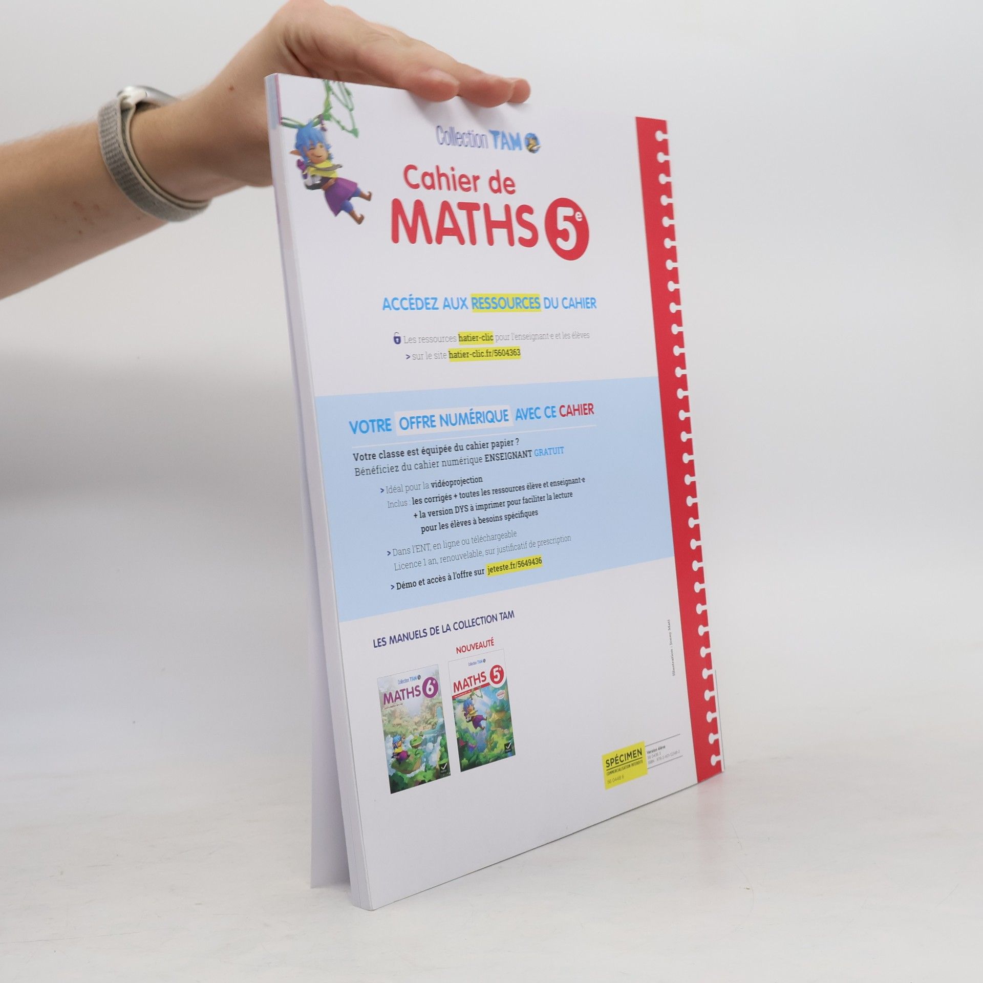 V. Joly Cahier de mathématiques 5e