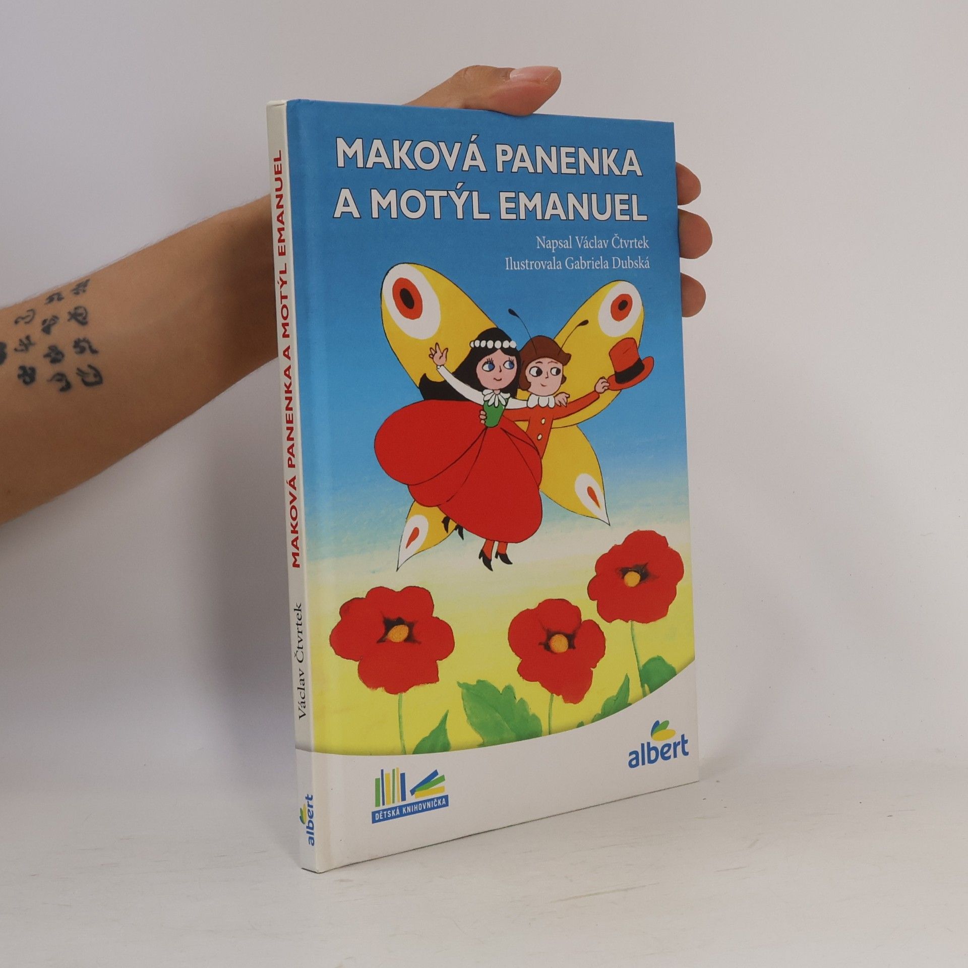 Václav Čtvrtek Maková panenka a motýl Emanuel