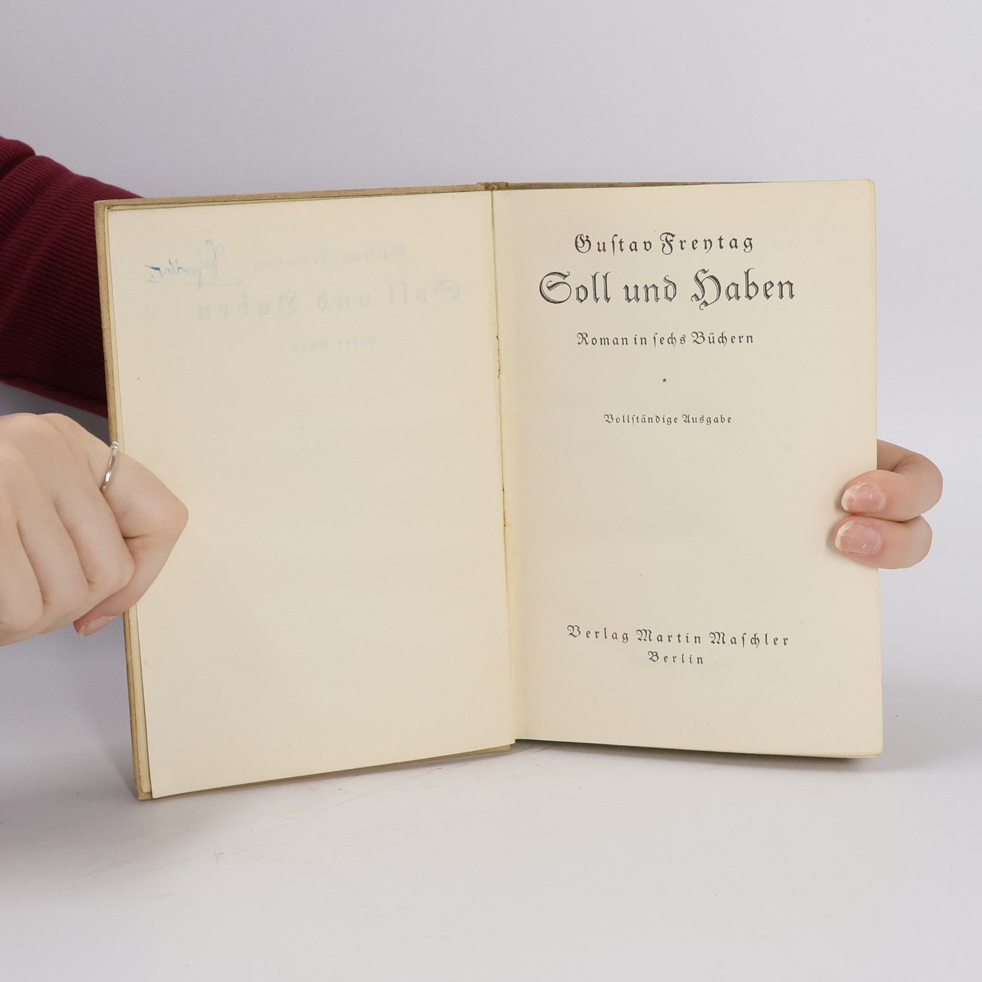 Gustav Freytag Goll und Haben