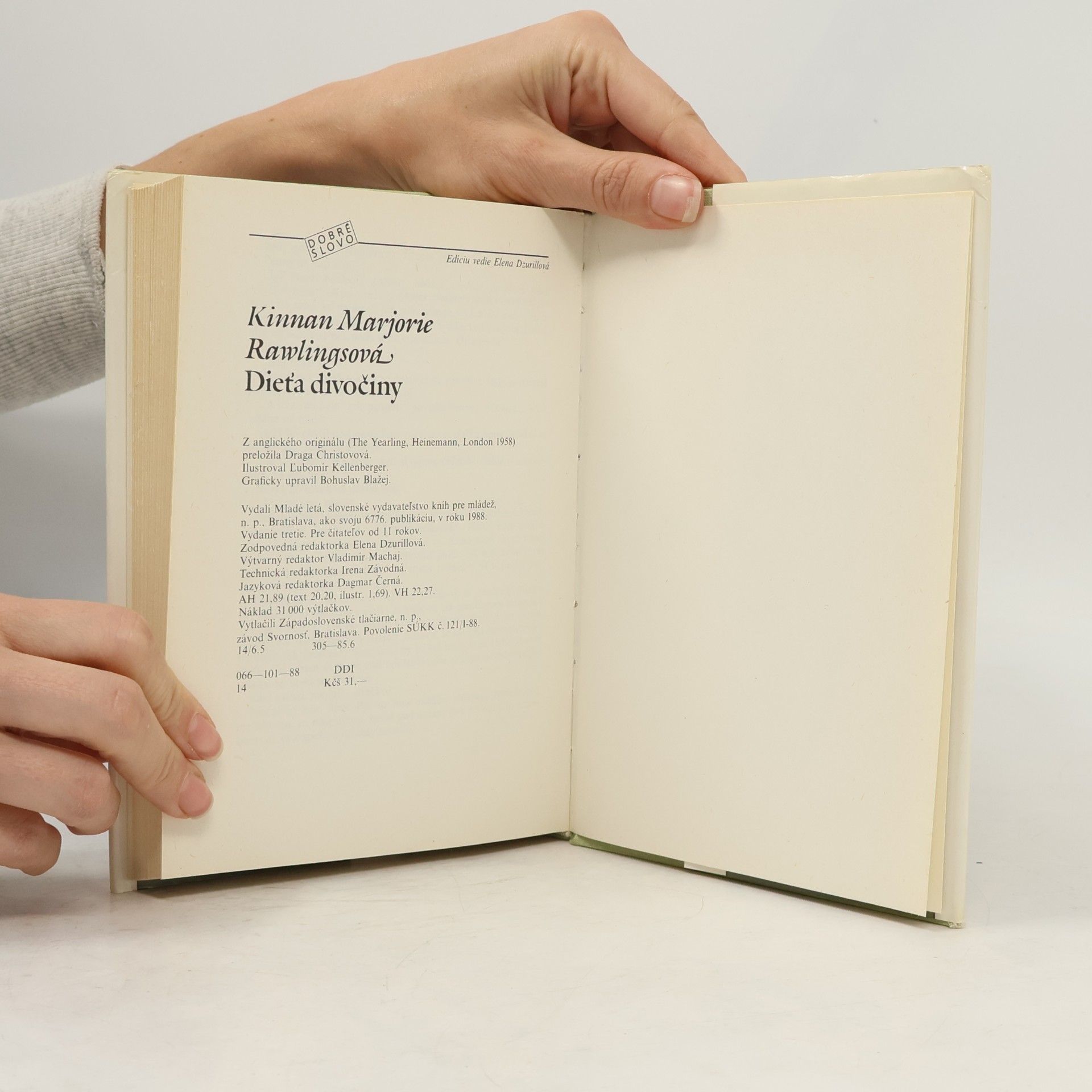 Marjorie Kinnan Rawlings Dieťa divočiny