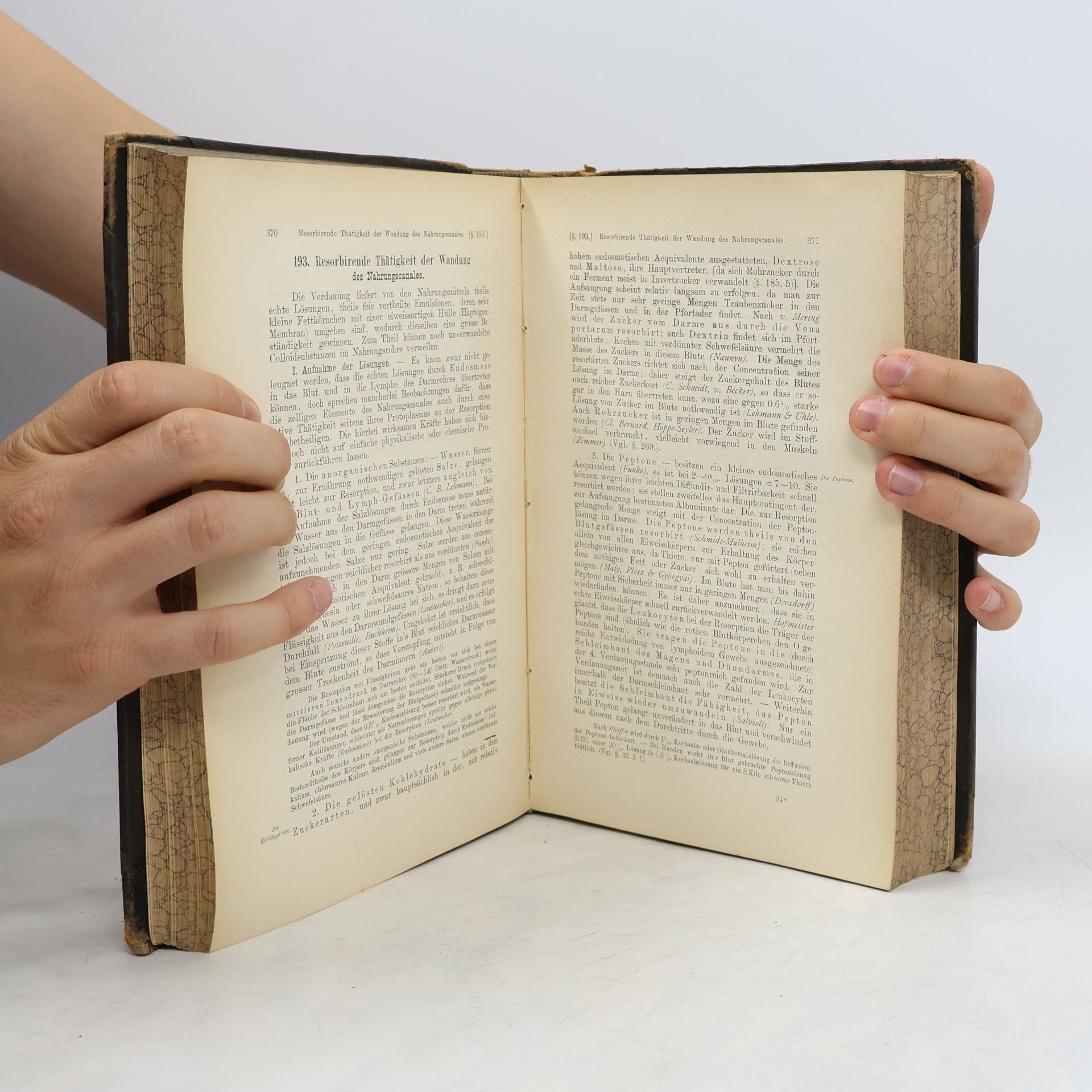 Leonard Landois Lehrbuch der Physiologie des Menschen