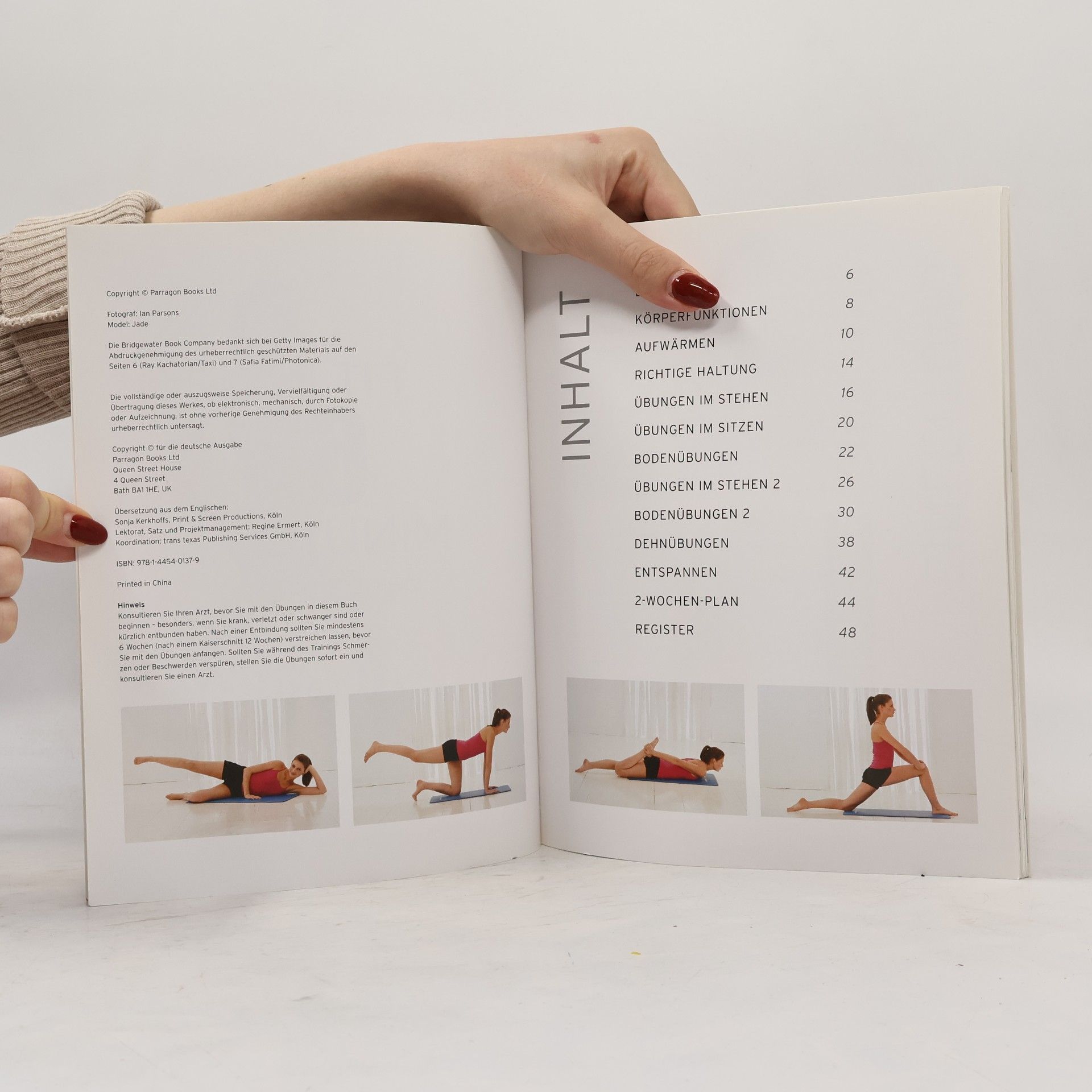 Various authors Fit in 6 Minuten. Beintraining