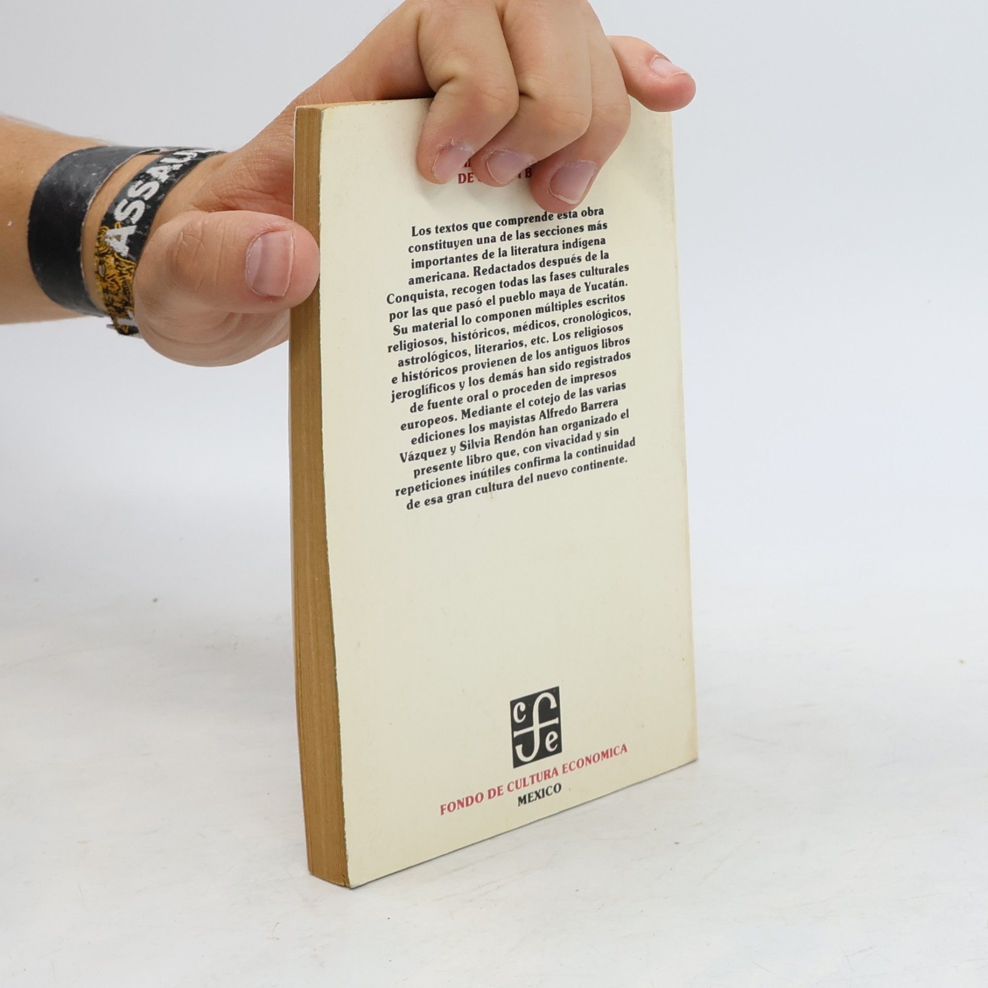 Silvia Rendón Colección Popular - 42: El libro de los libros de Chilam Balam