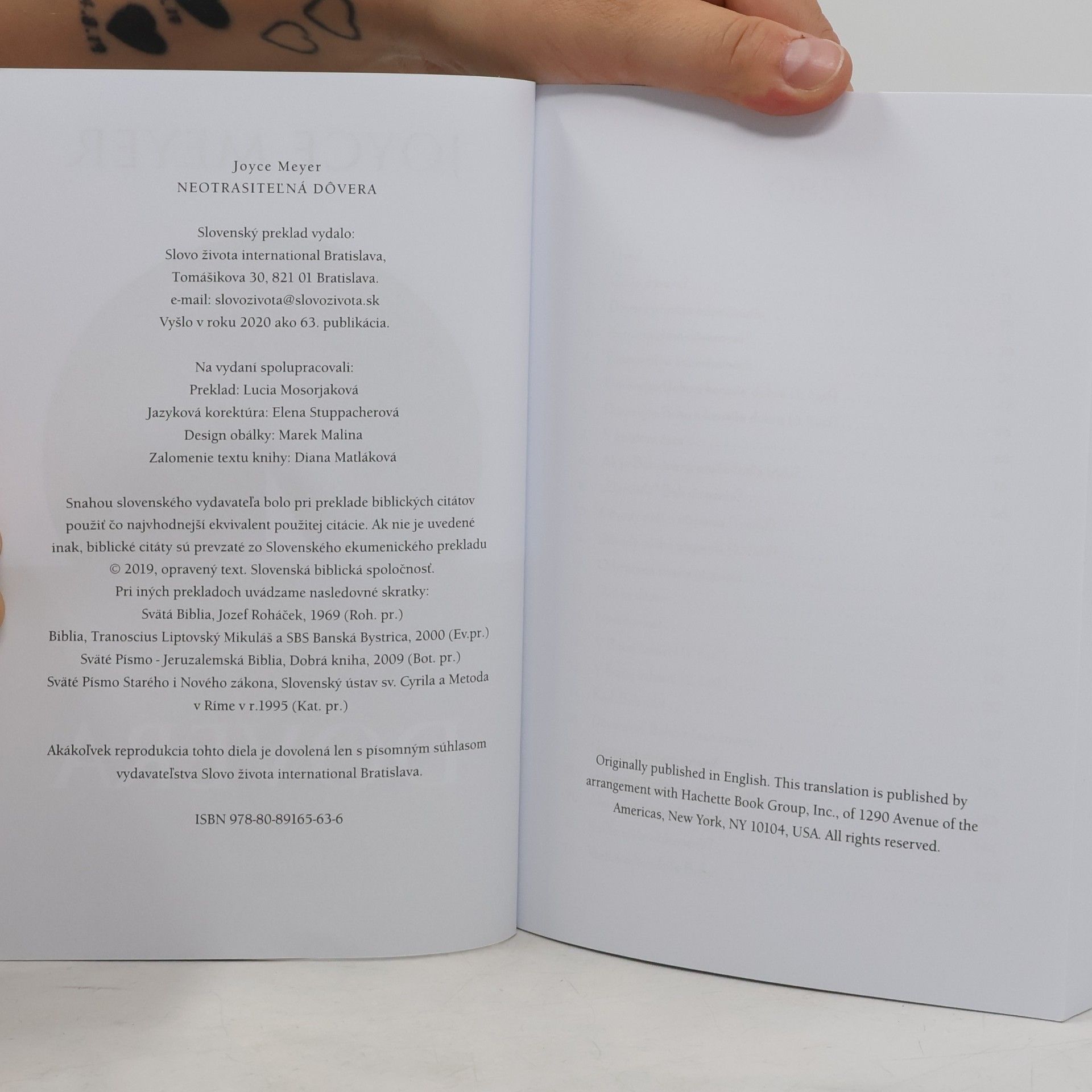 Joyce Meyer Neotrasiteľna dovera