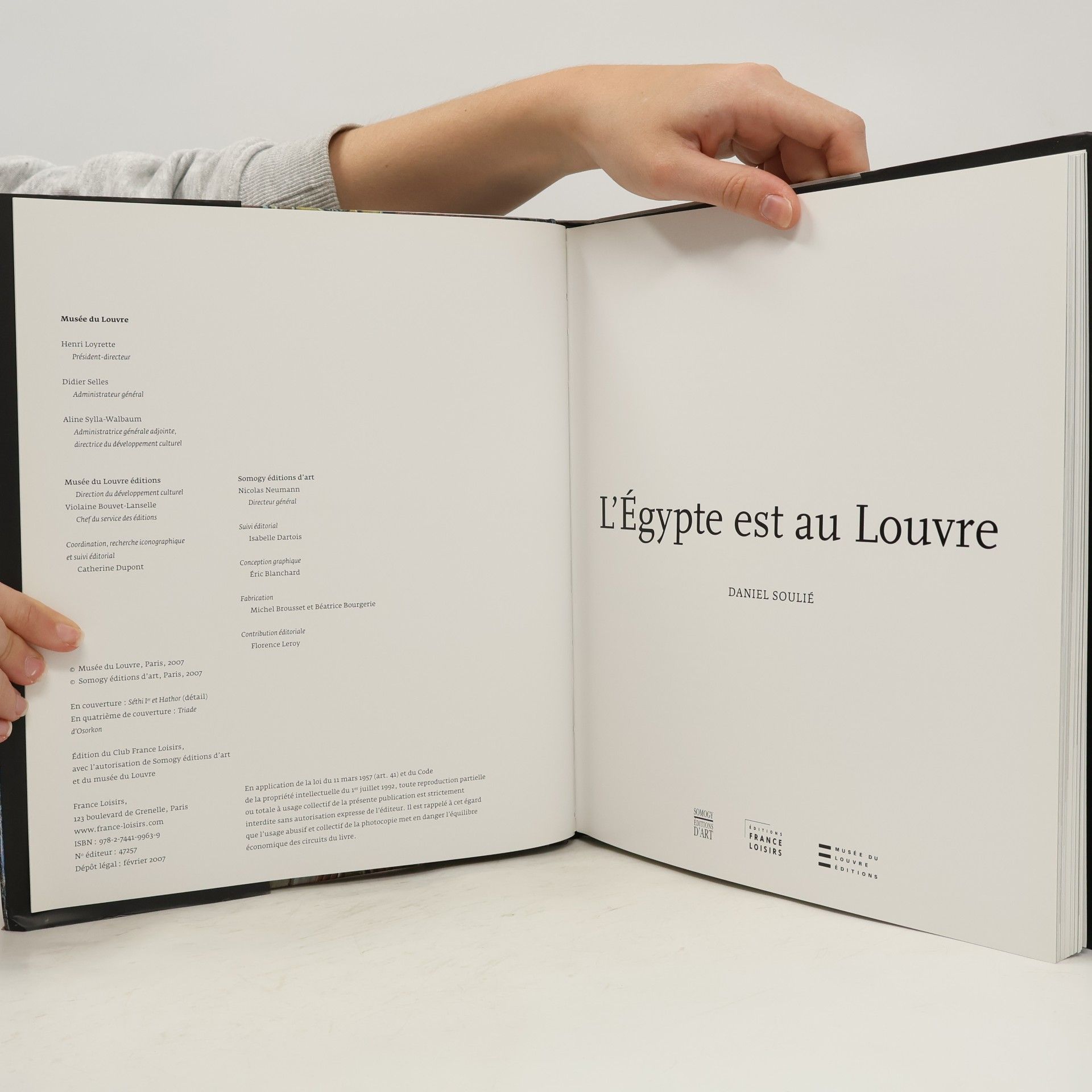 Daniel Soulie L'Egypte est au Louvre