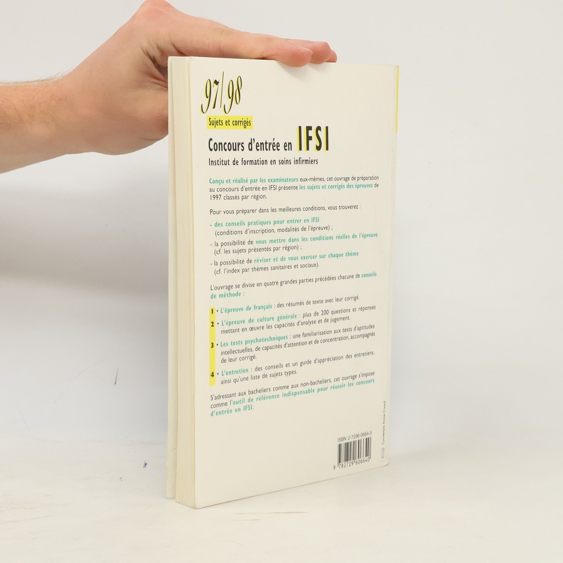 Concours d'entrée en IFSI