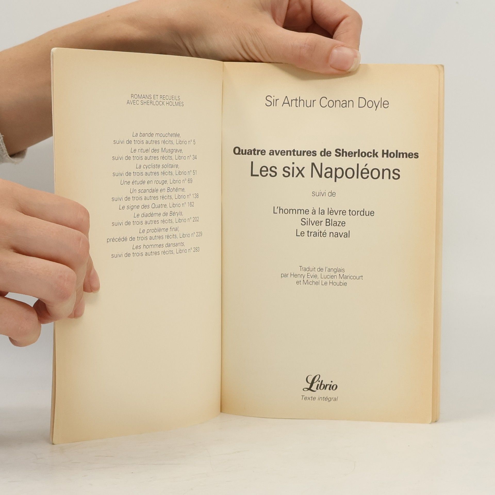 Arthur Conan Doyle Sherlock Holmes: Les six Napoléons suivi de trois autres récits