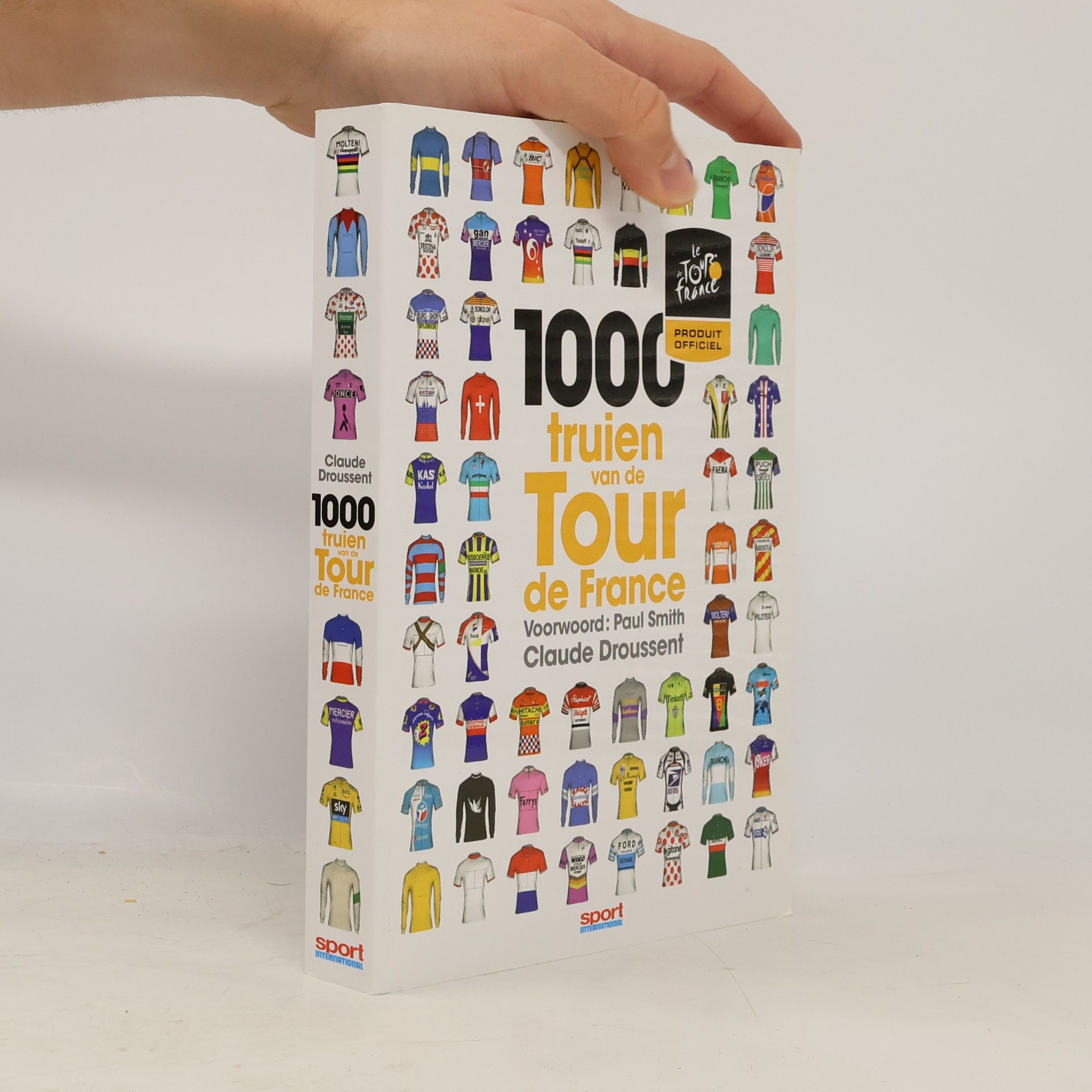 Claude Droussent 1000 truien van de Tour de France