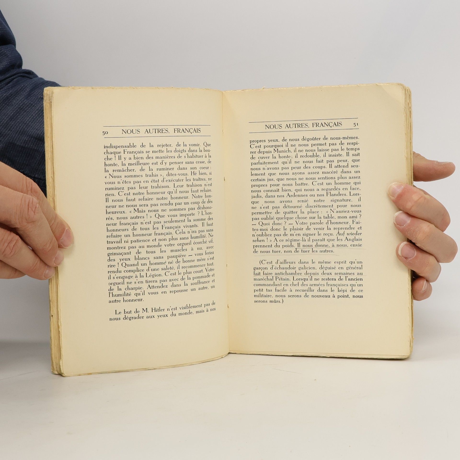 Georges Bernanos Nous autres Français