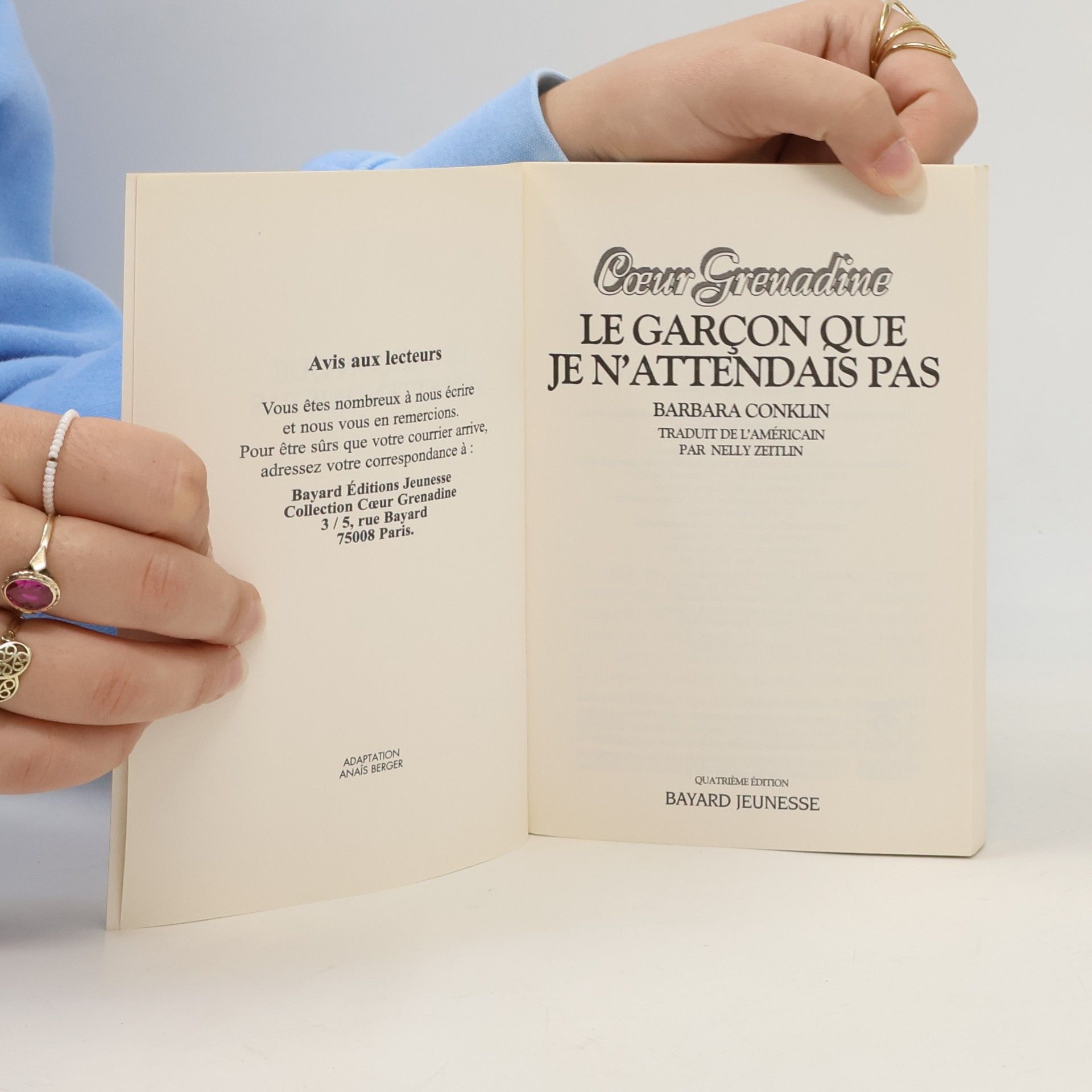 Barbara Conklin Coeur Grenadine - 318: Le garçon que je n'attendais pas