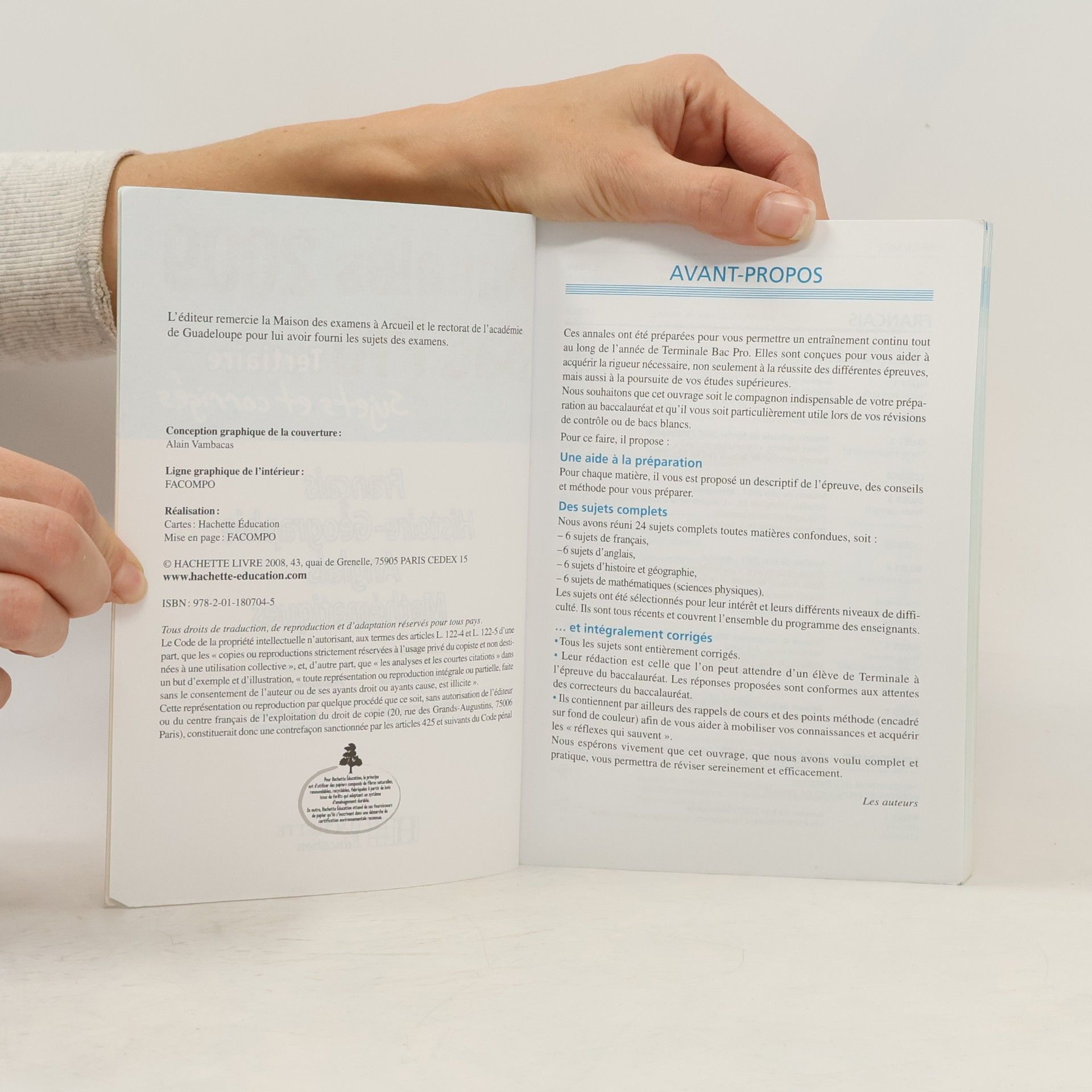 Pascal Asmussen Français, Histoire-Géographie, Anglais, Mathématiques Bac Pro Tertiaire: Sujets et corrigés - Inclus sujets du BAC 2008