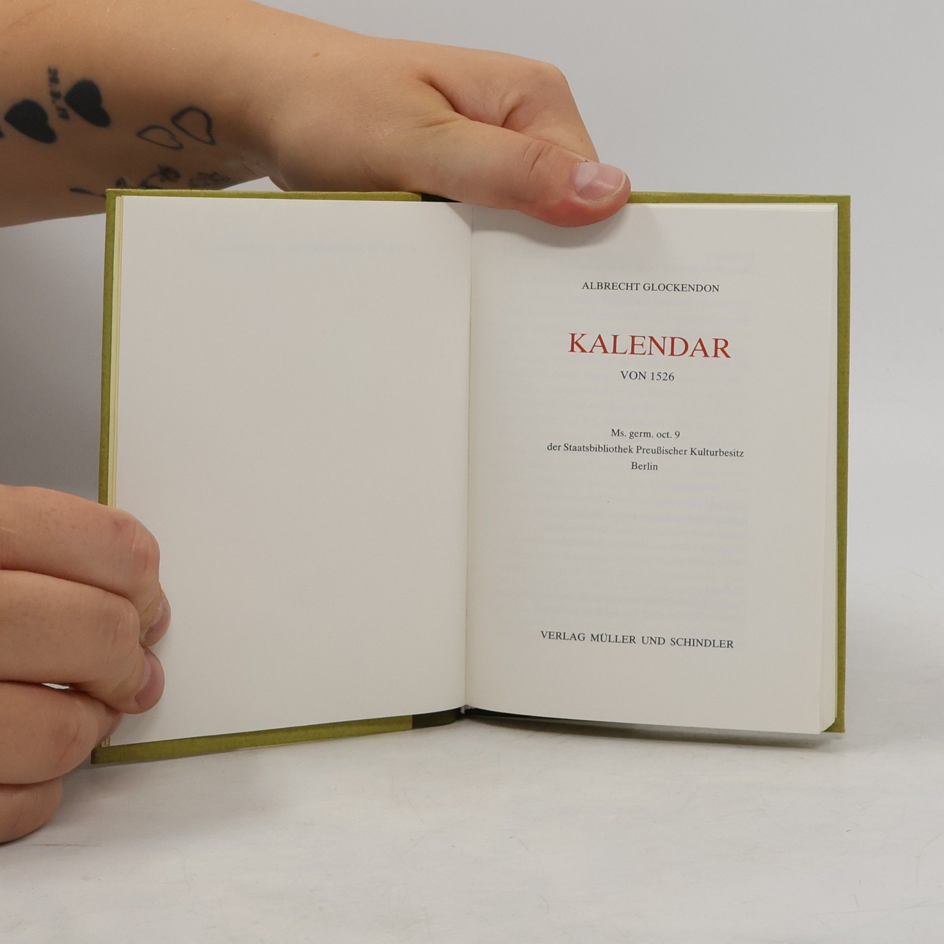 Albrecht Glockendon Kalendar