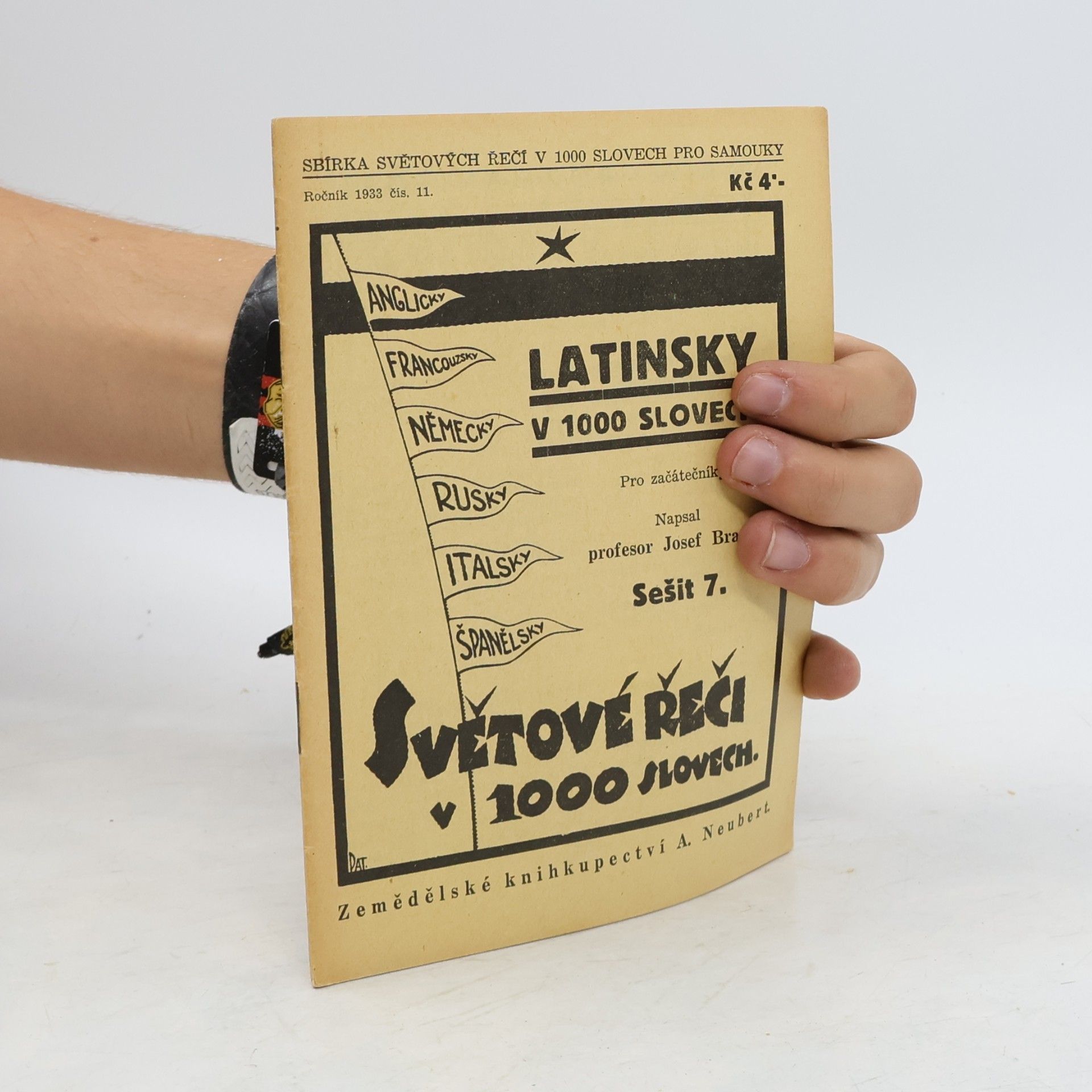 Josef Bradáč Latinsky v 1000 slovech. Sešit 7