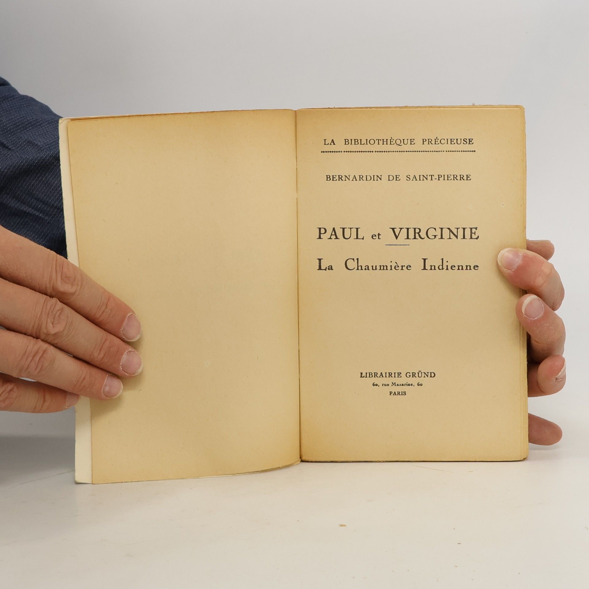 Bernardin de Saint-Pierre Paul et Virginie