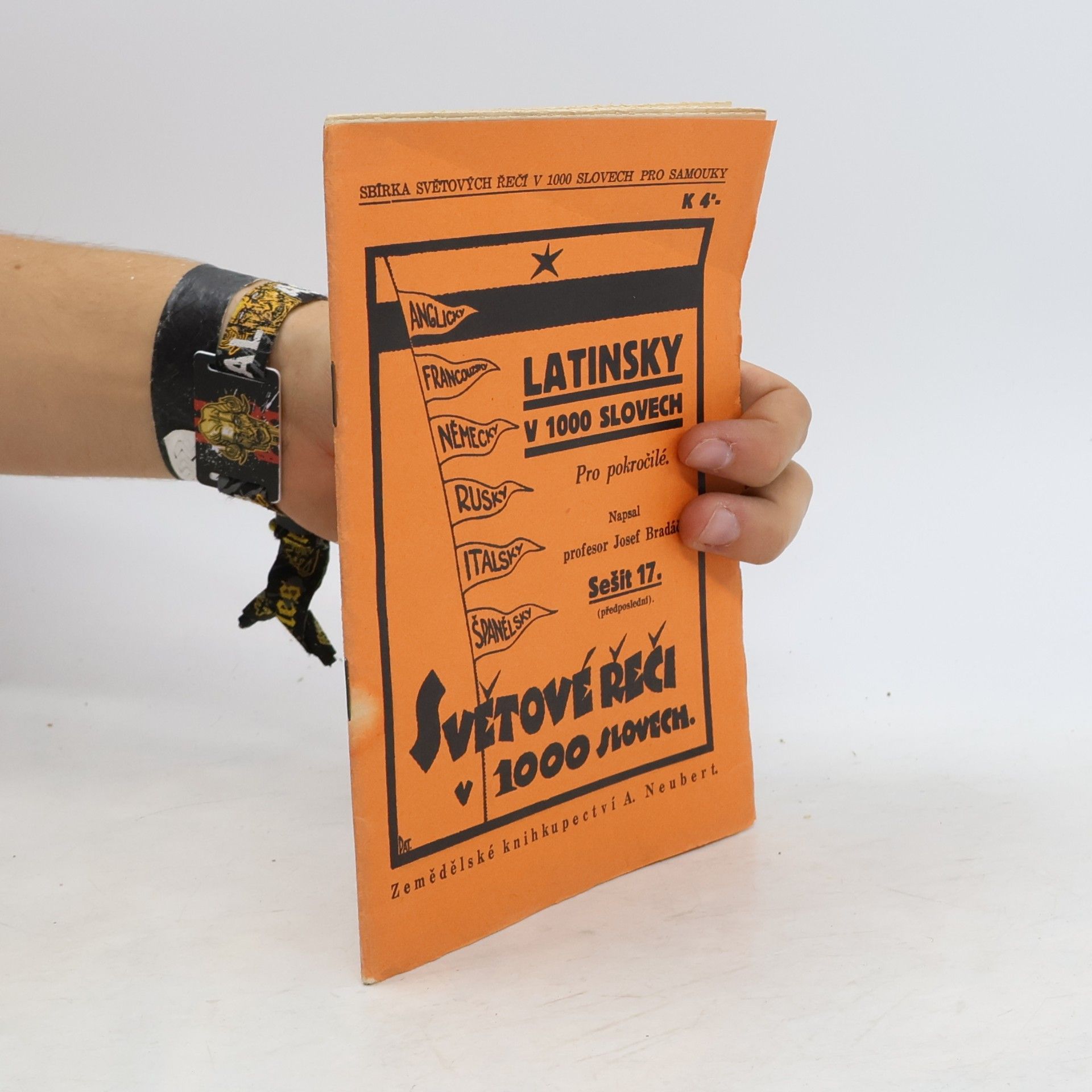 Josef Bradáč Latinsky v 1000 slovech. Sešit 17