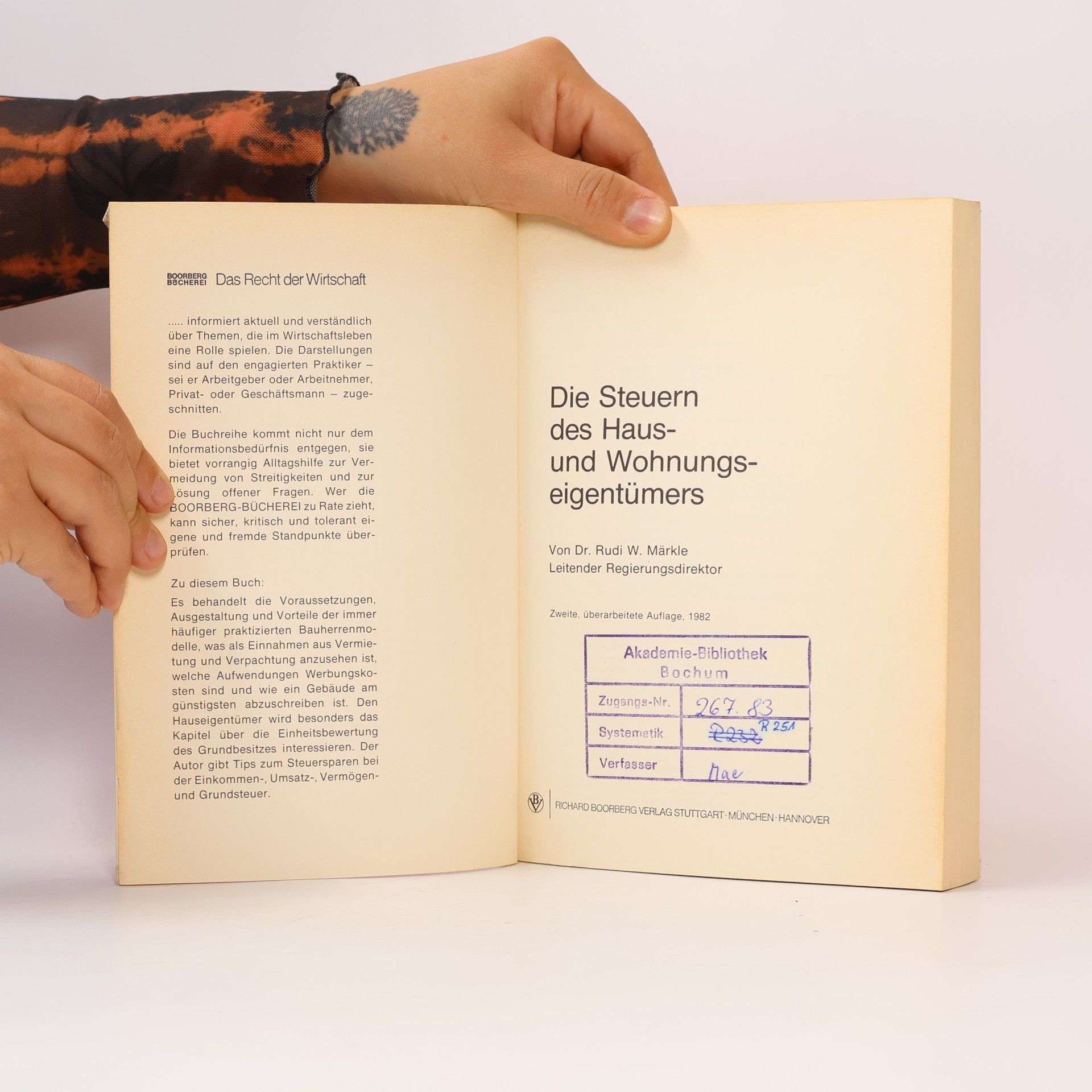 Rudi W. Märkle Die Steuern des Haus- und Wohnungseigentümers