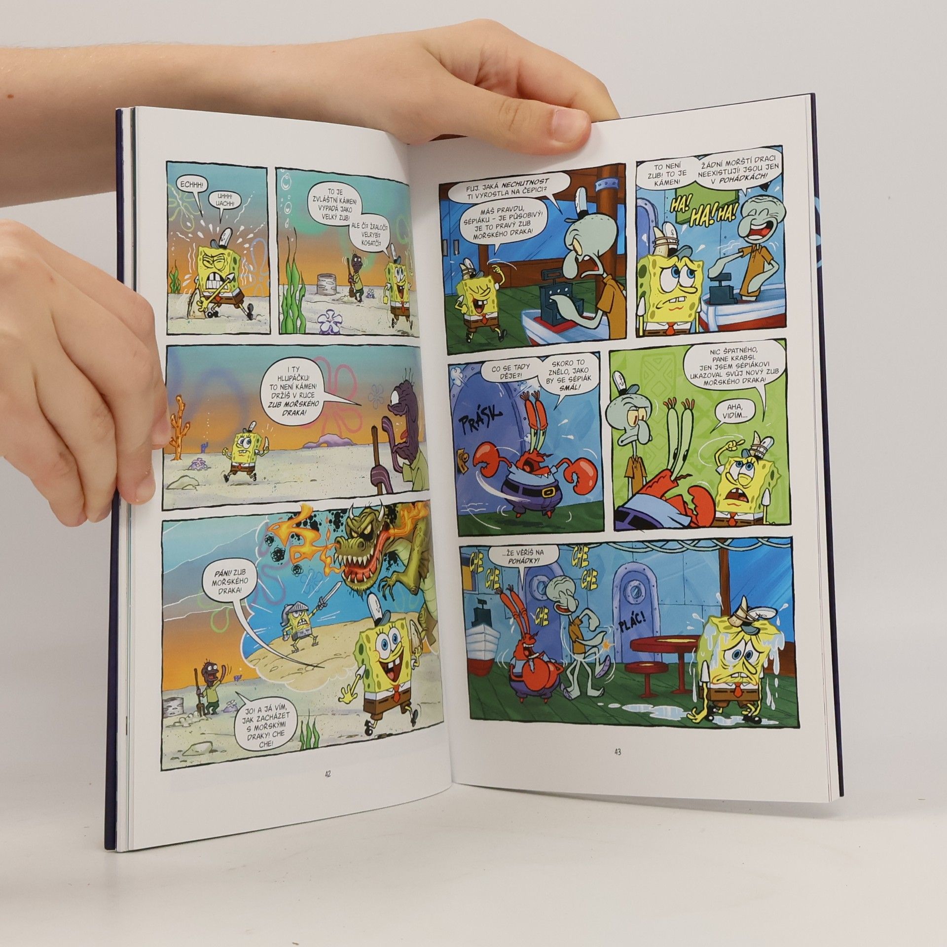 Stephen Hillenburg SpongeBob : komiks. Č. 3, Příběhy ze zakletého ananasu