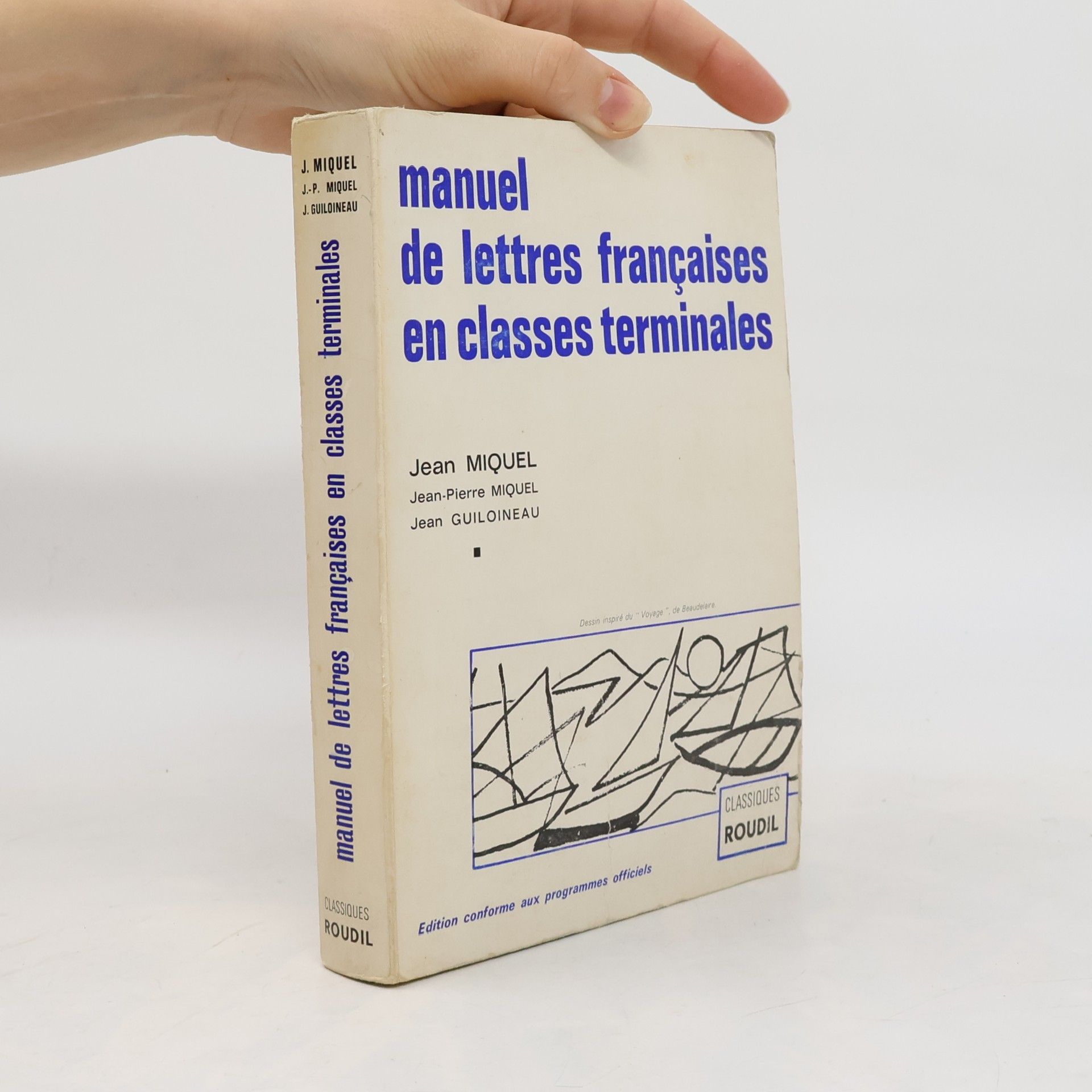 Jean Miquel Manuel de lettres françaises en classes terminales