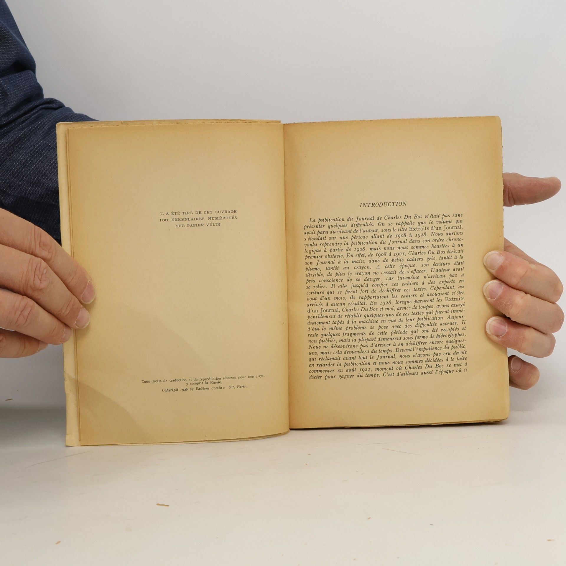 Charles du Bos Journal 1921-1923