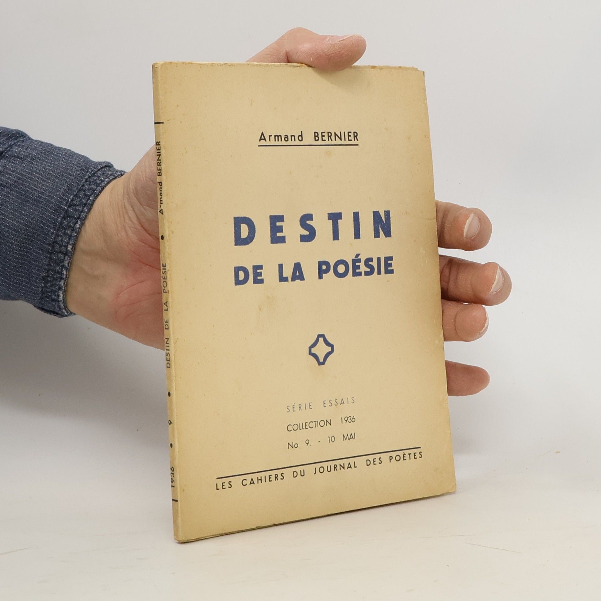 Armand Bernier Destin de la poésie