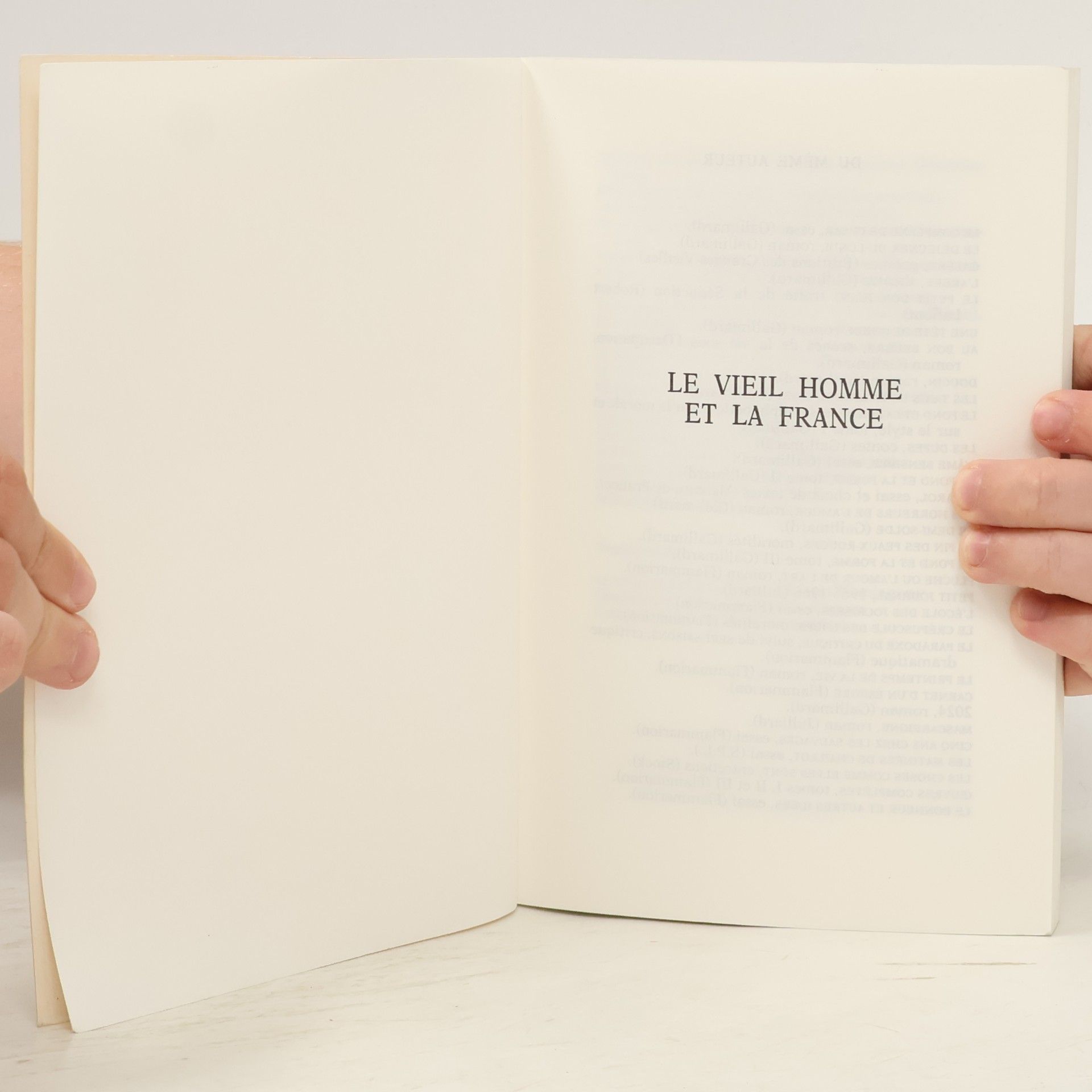 Jean Dutourd Le Vieil Homme et la France