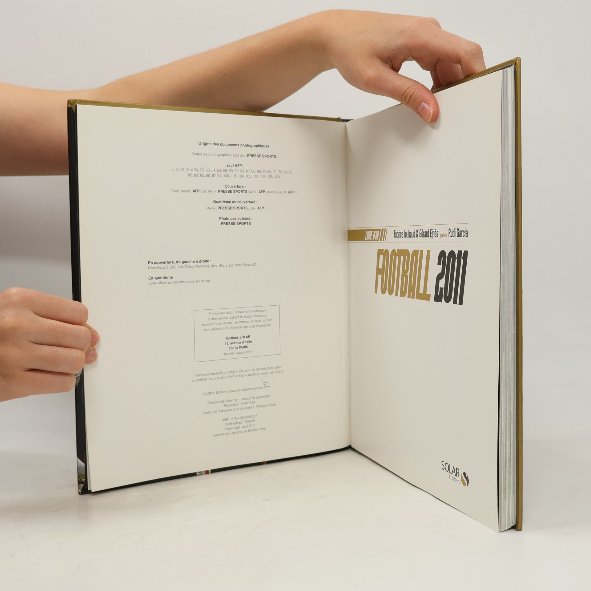 Fabrice Jouhaud Livre d'or du football 2011