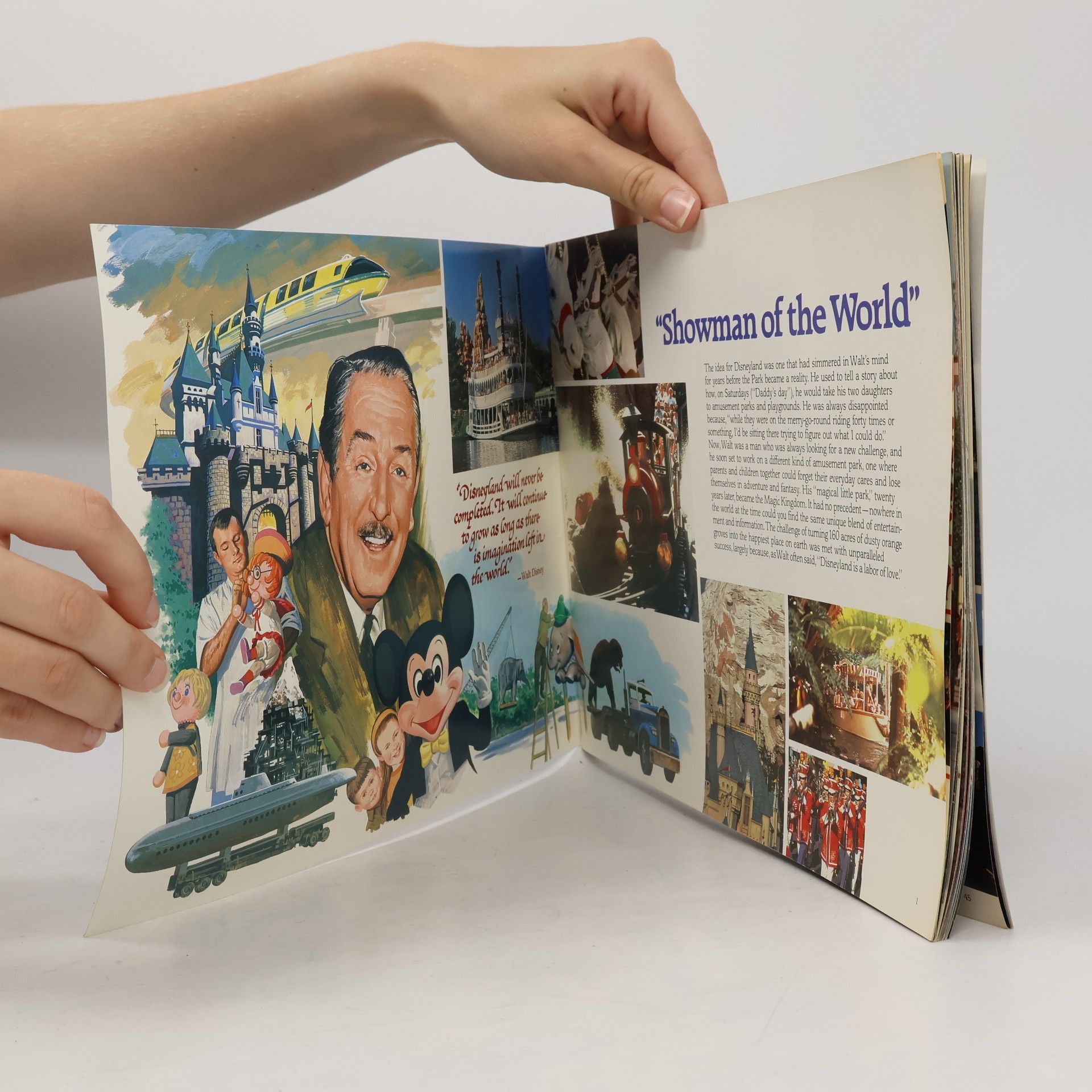 Various authors A Pictorial Souvenir of Walt Disney's Disneyland