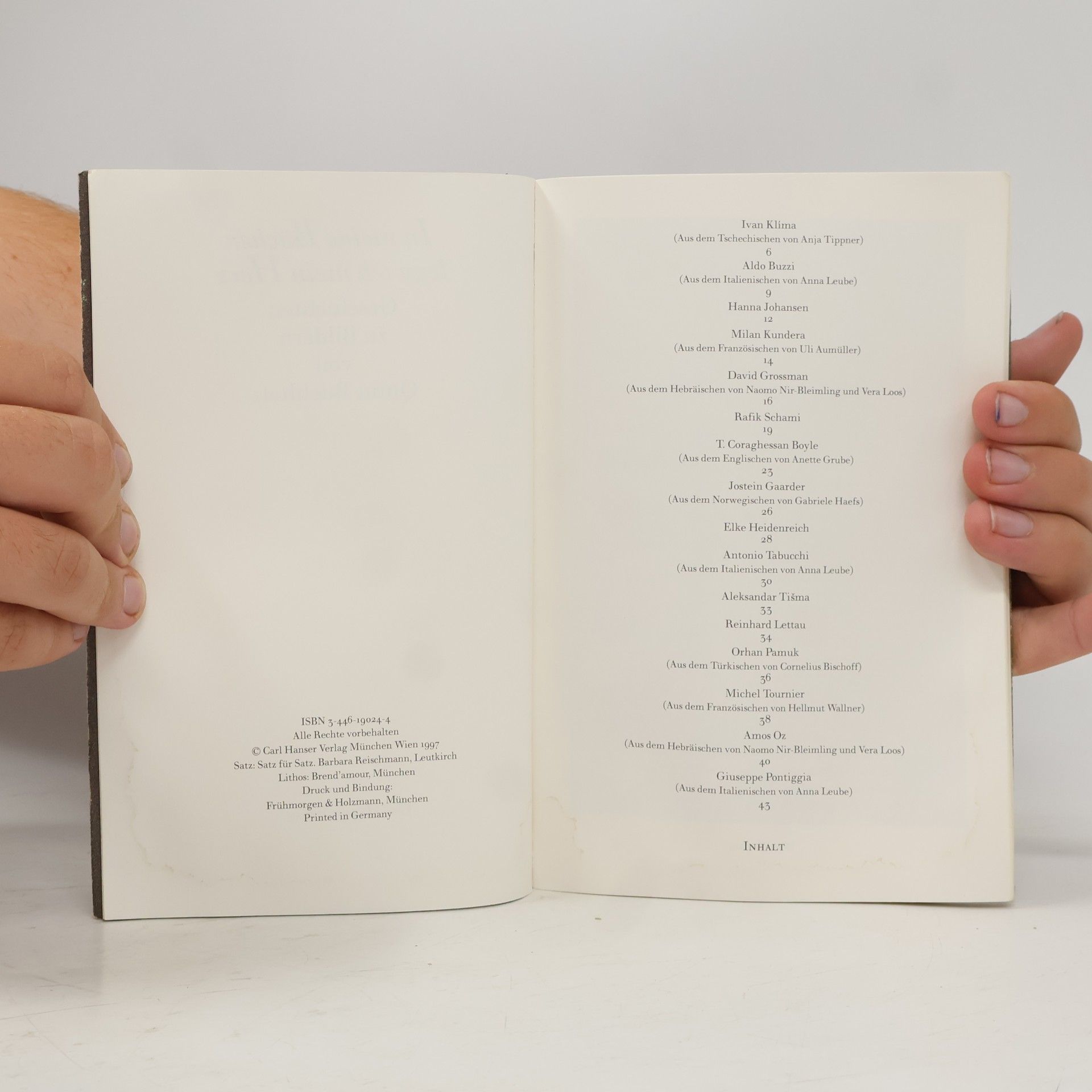 Quint Buchholz In meine Bücher lege ich mein Herz