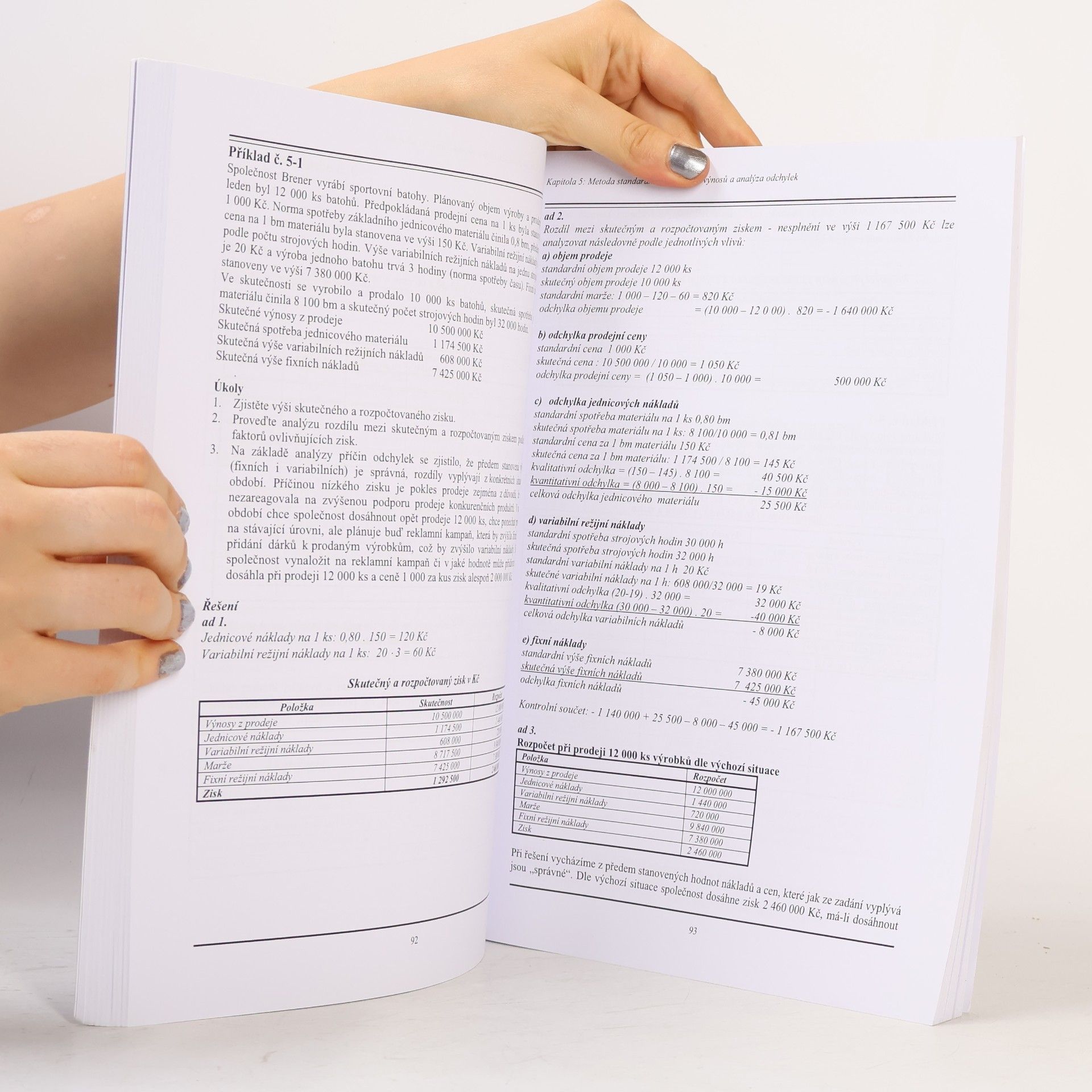 Libuše Šoljaková Manažerské účetnictví I. : případové studie a příklady (pro kurzy 1MU305 a 1MU211)