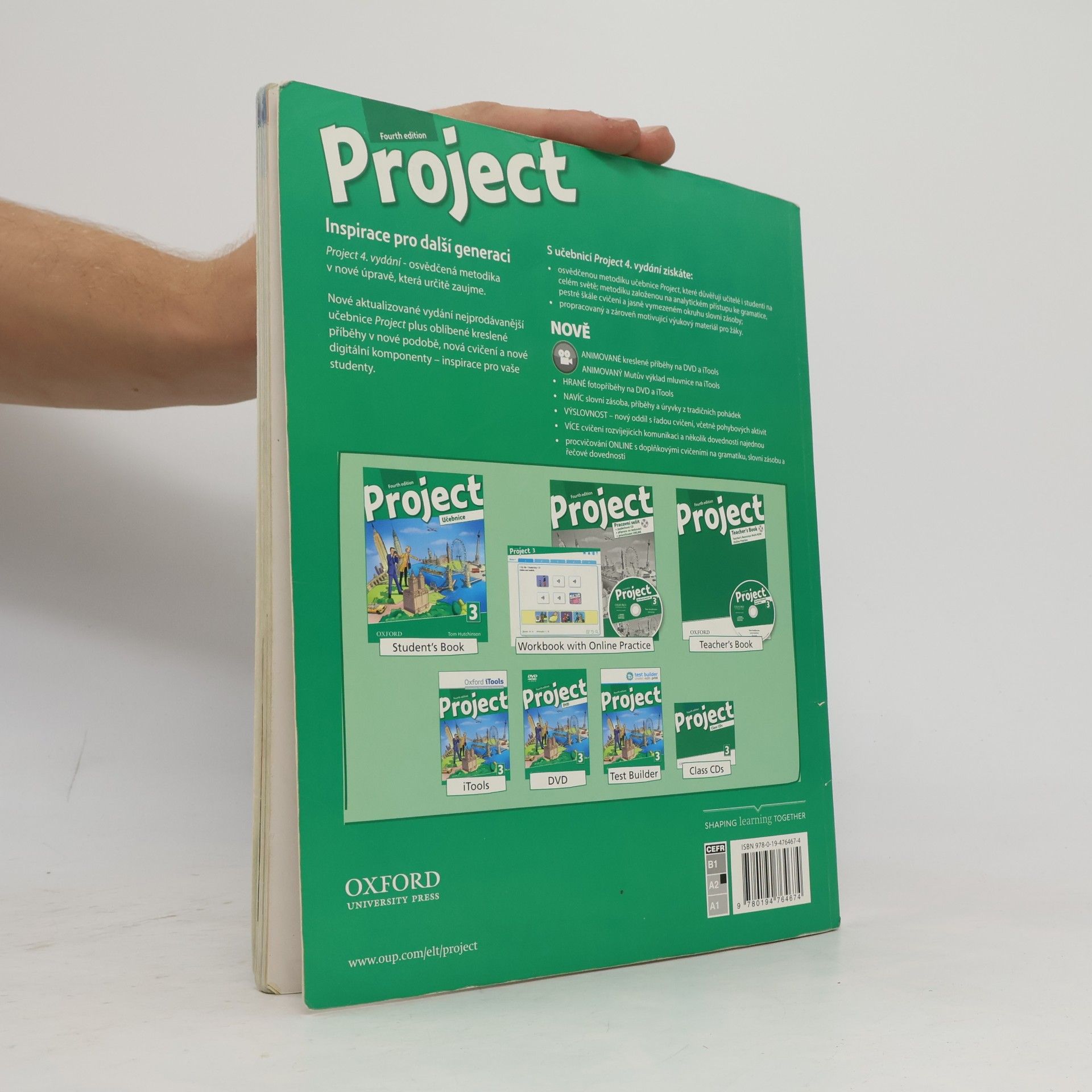 Tom Hutchinson Project 3 : fourth edition. Učebnice
