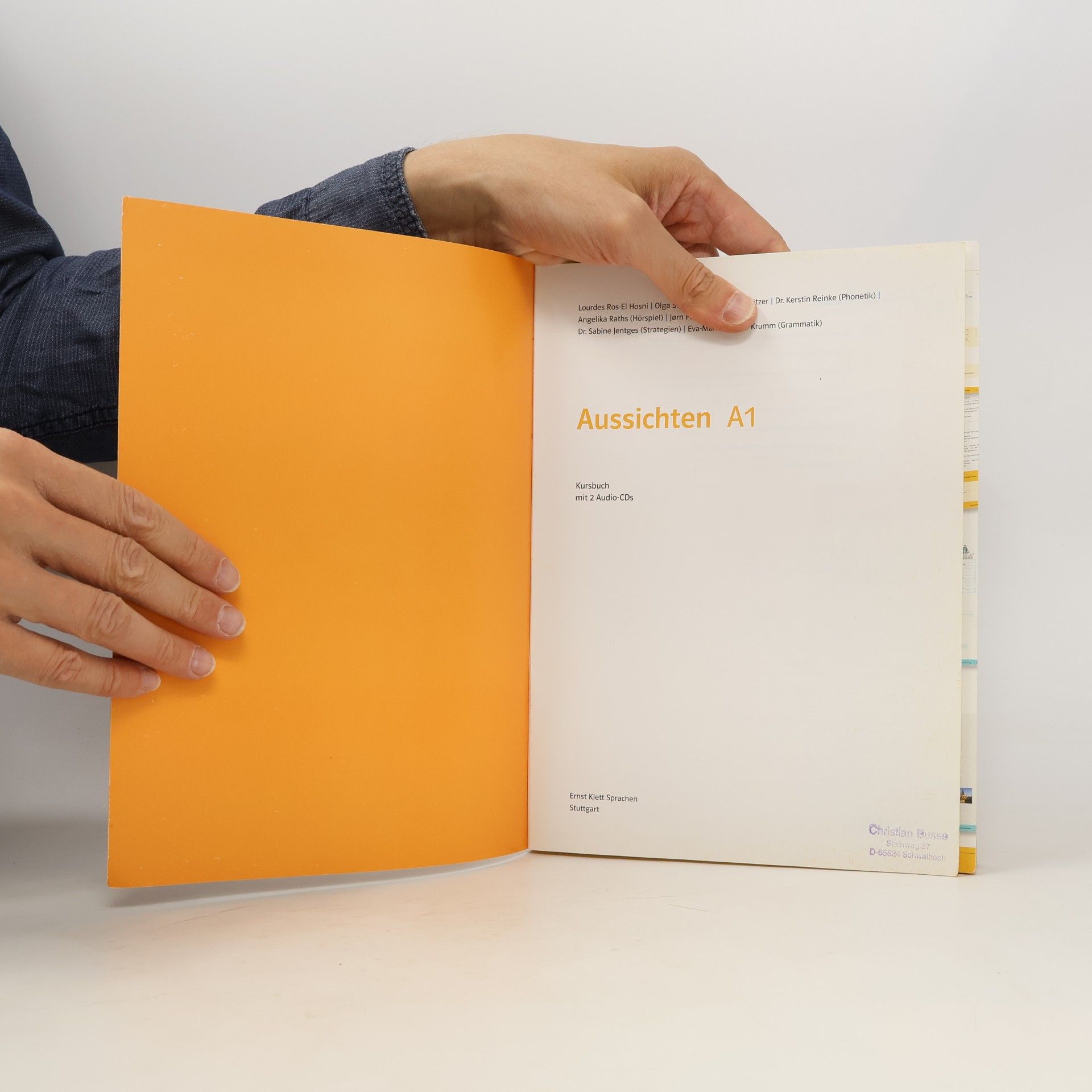 Lourdes RosElHosni Aussichten A1. Kursbuch mit 2 Audio-CDs