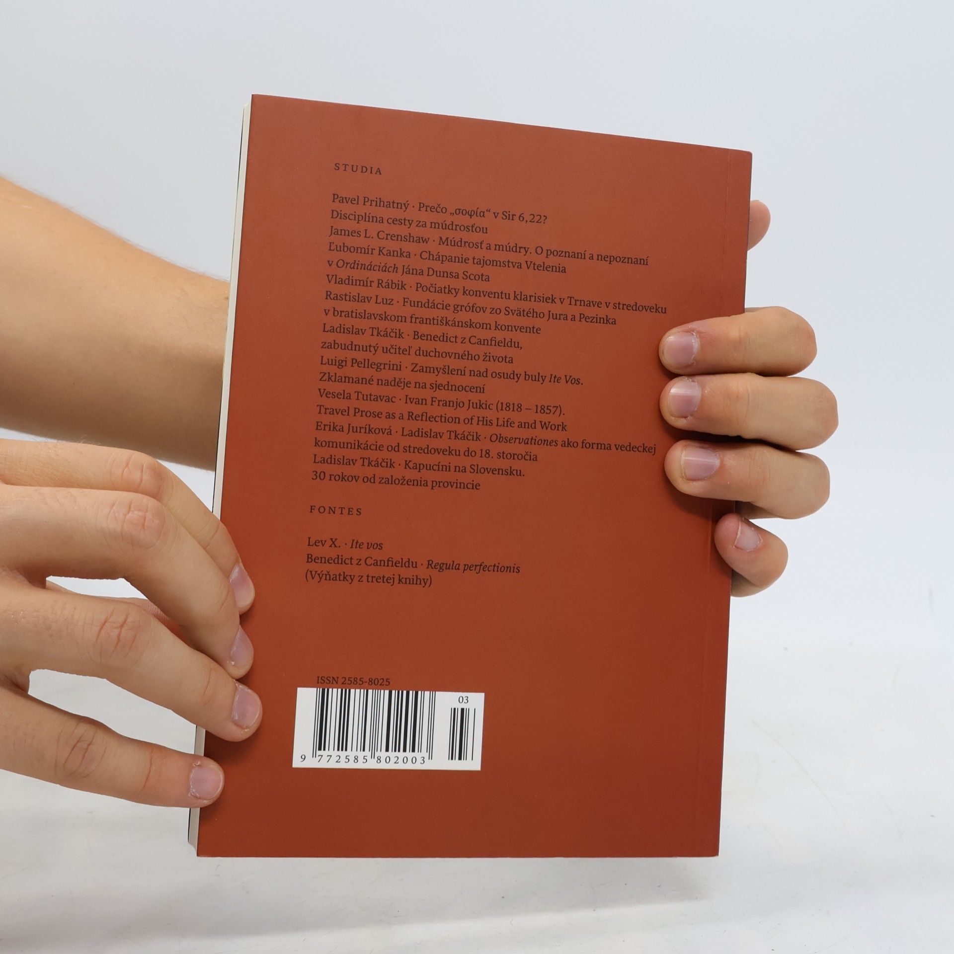 kolektiv Studia Capuccinorum Boziniensia III.